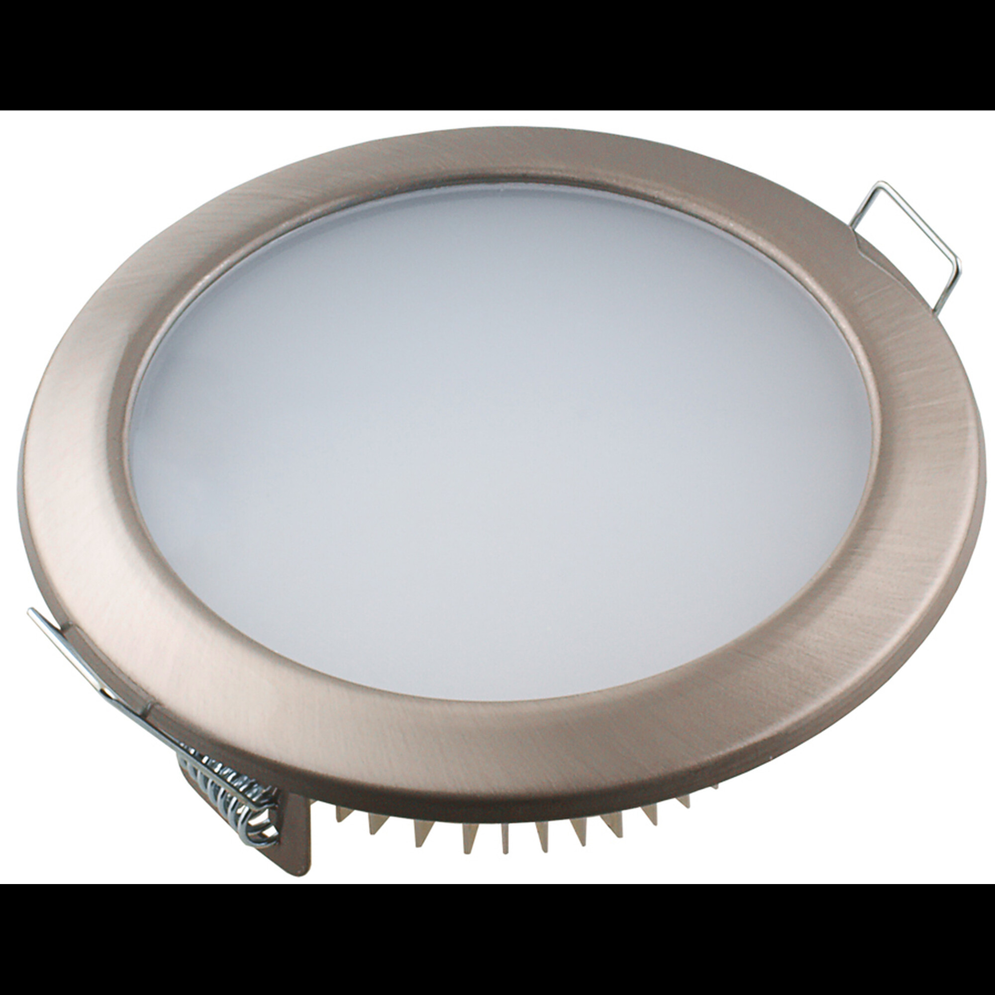 Светильник встраиваемый сатин/никель GX53 8W 3000-4000-6000К (распродажа)