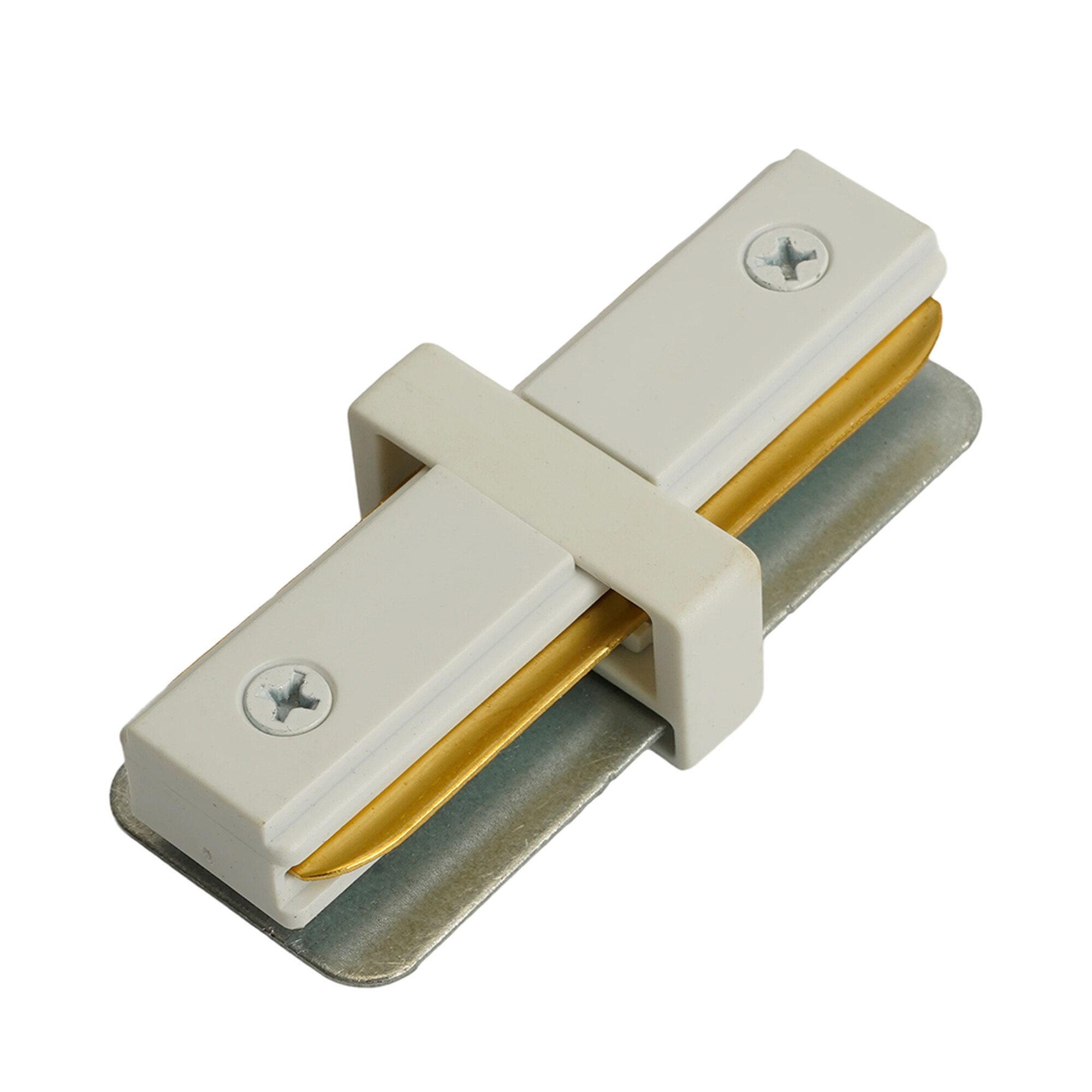 Коннектор прямой для шинопровода, белый, LD1020 для CAB1007 Feron