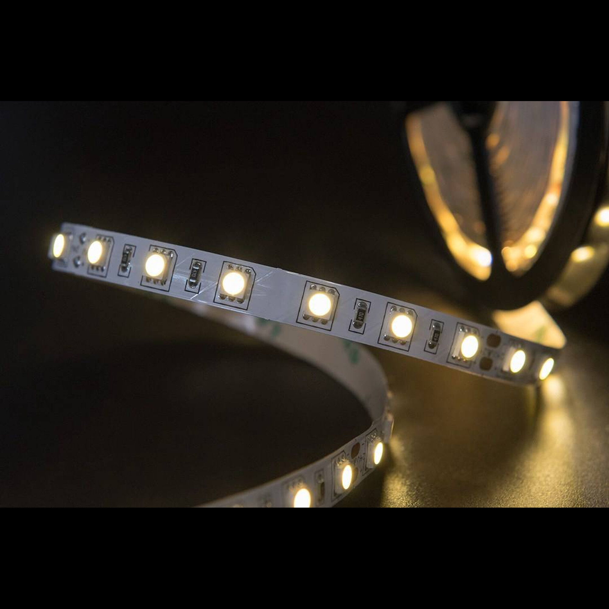 Лента светодиодная стандарт SMD5050 60LED/м 14,4Вт/м 24В IP20 Цвет:Нейтральный (1метр) 3М SWG 