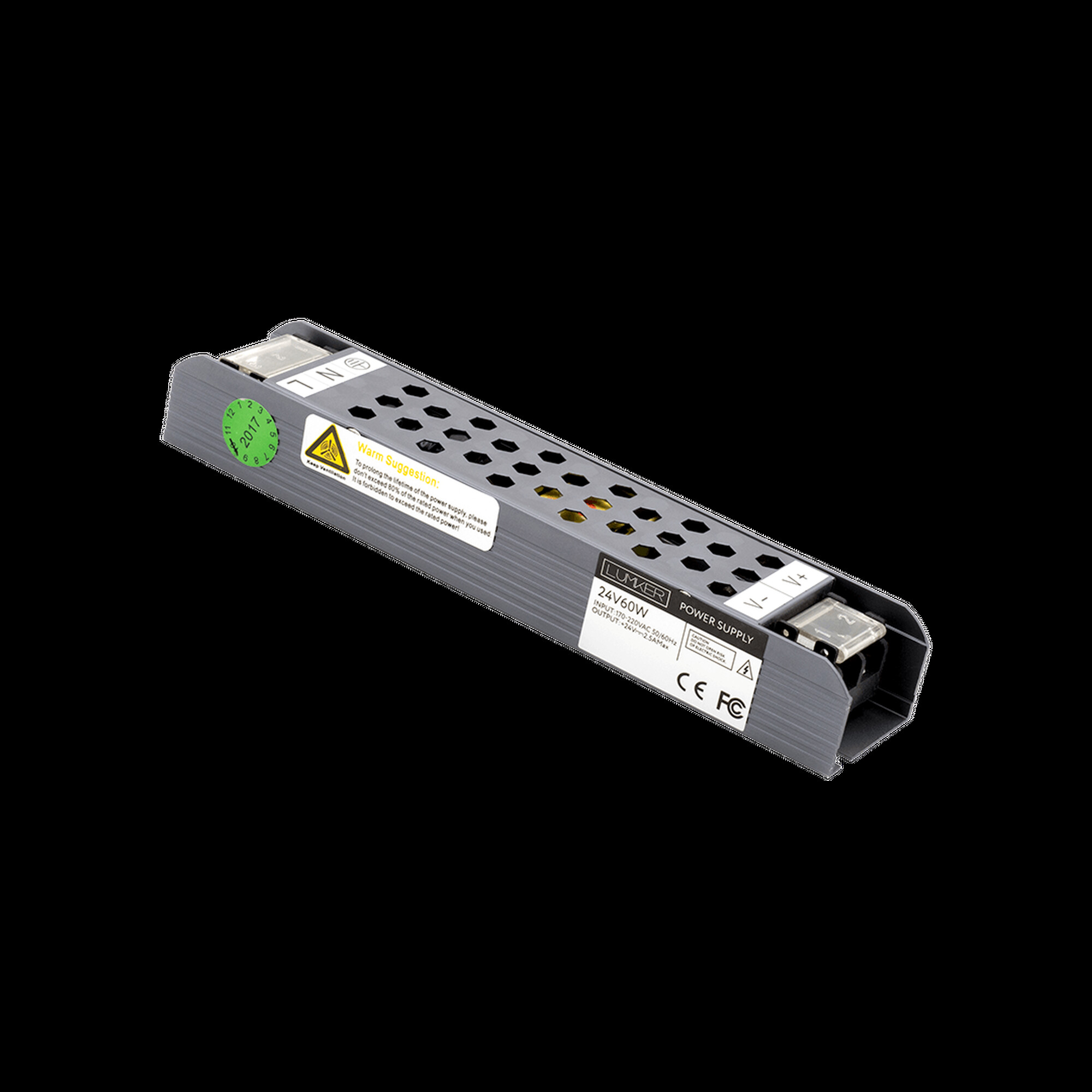 Блок питания LUX компактный, 24В, 60Вт, IP20  SWG