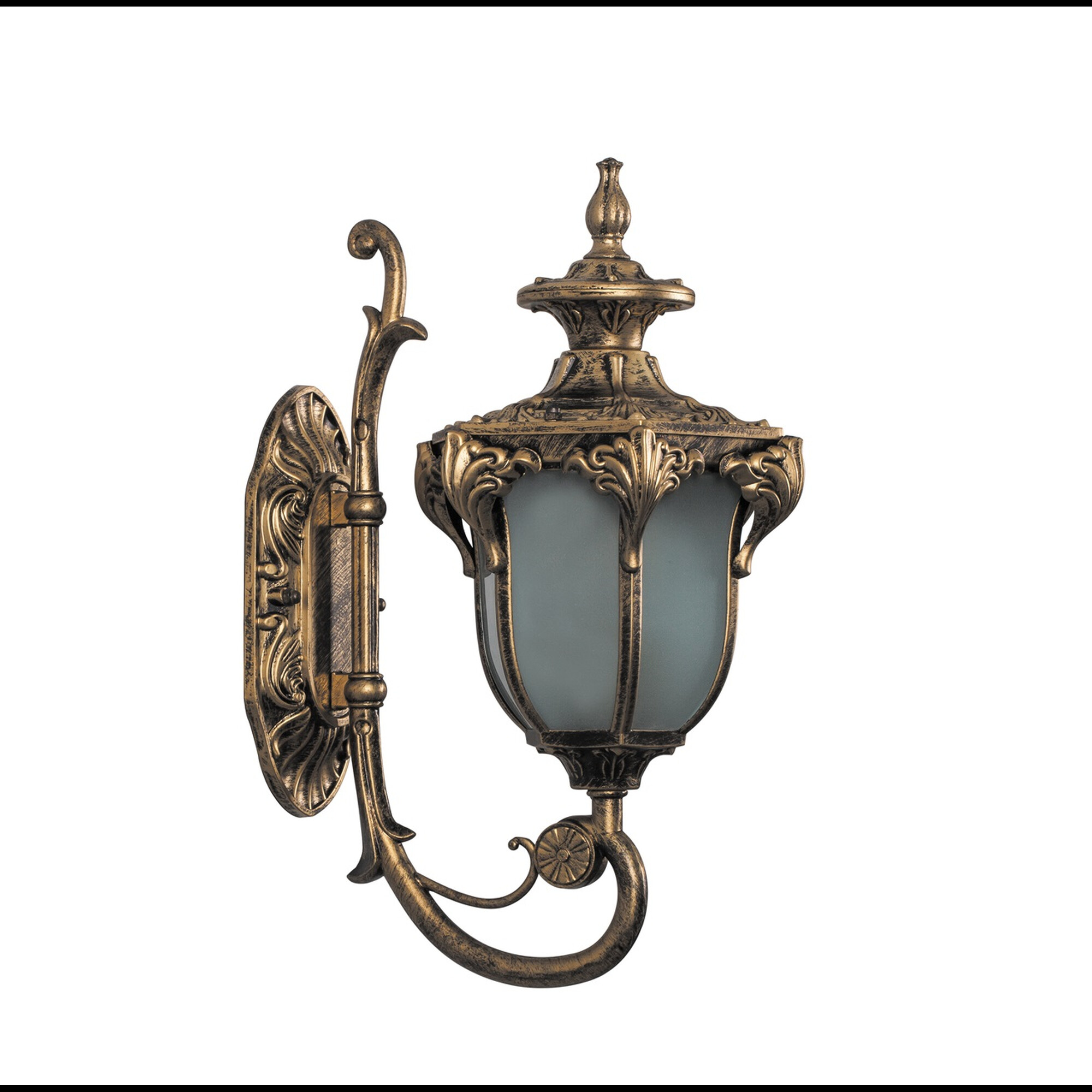 Светильник настенный декоративный PL4041 60W 230V E27 270*175*410мм черное золото Feron