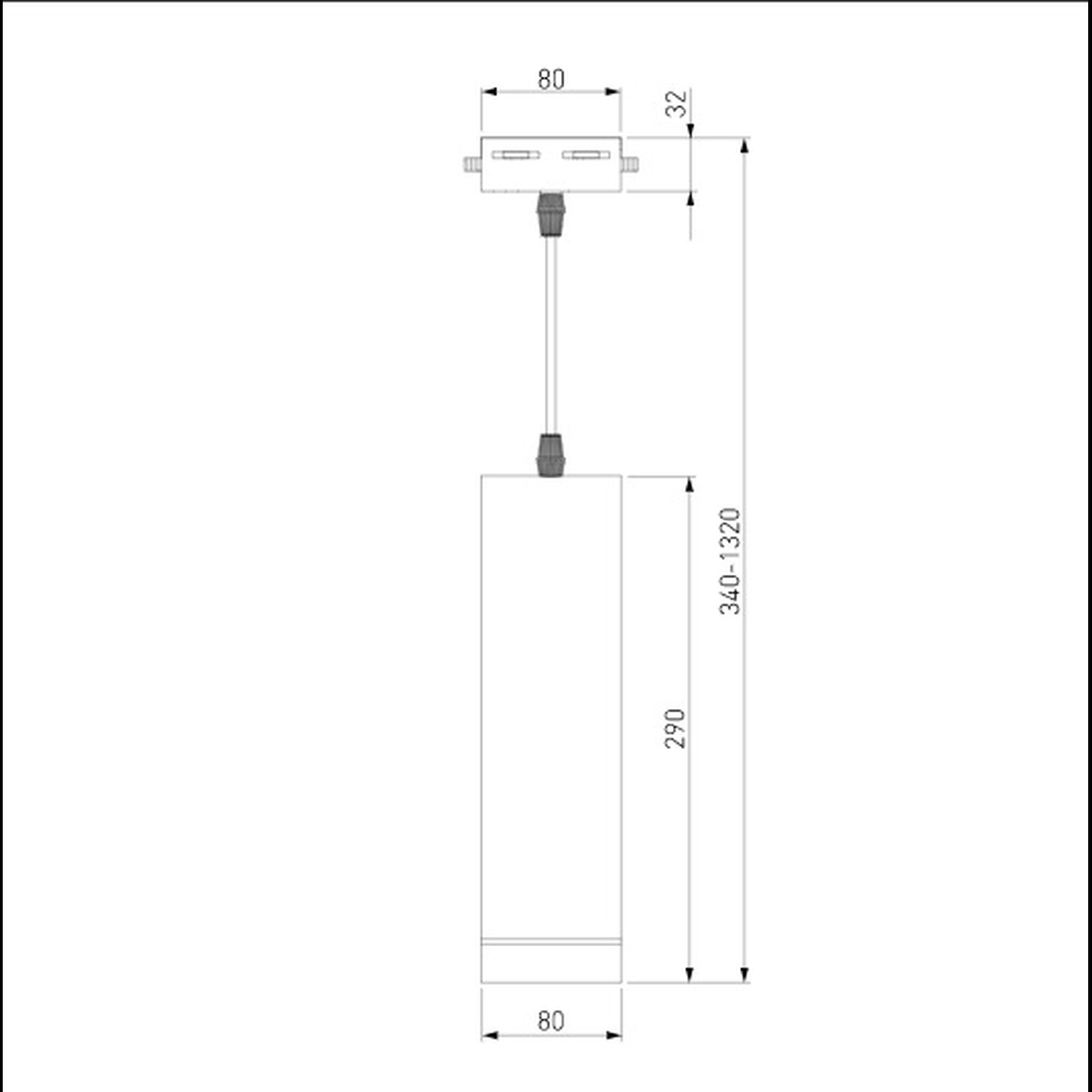 Трековый подвесной светильник 50163/1 LED черный Elektrostandard (распродажа)