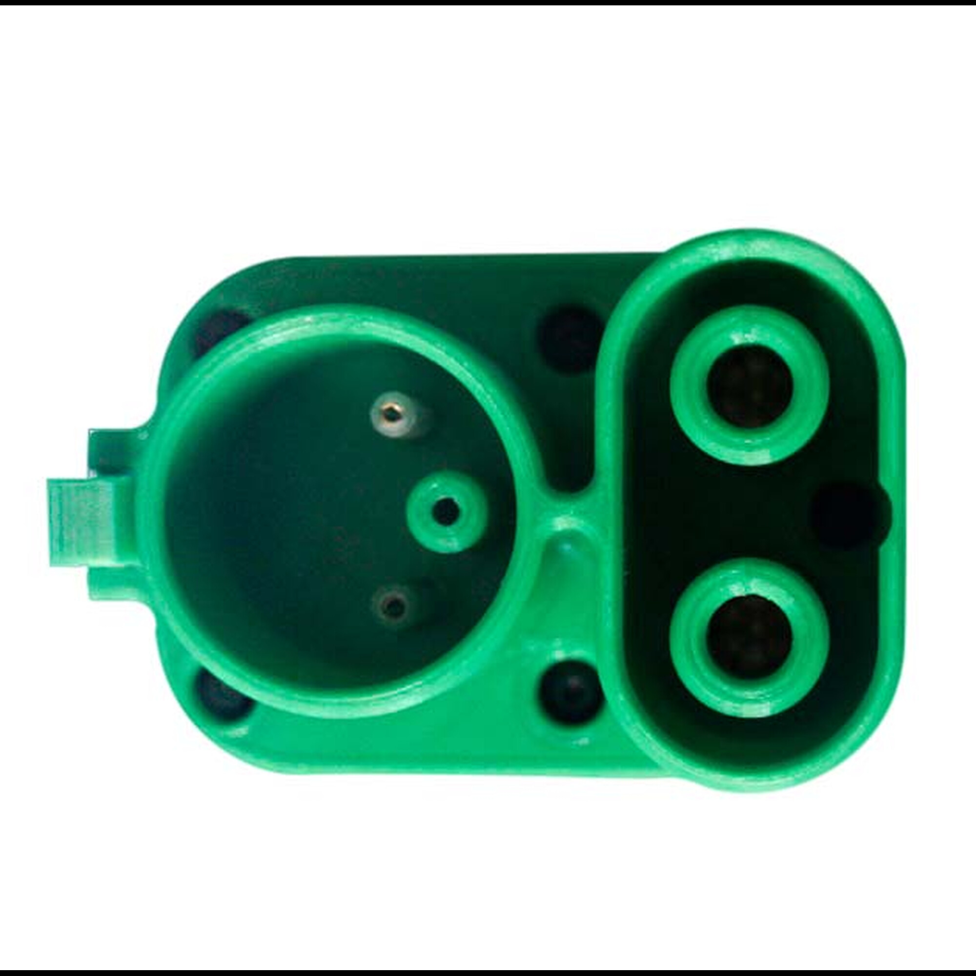 Переходник для быстрой зарядки 50кВт км CCS1-CCS2 Зелёный