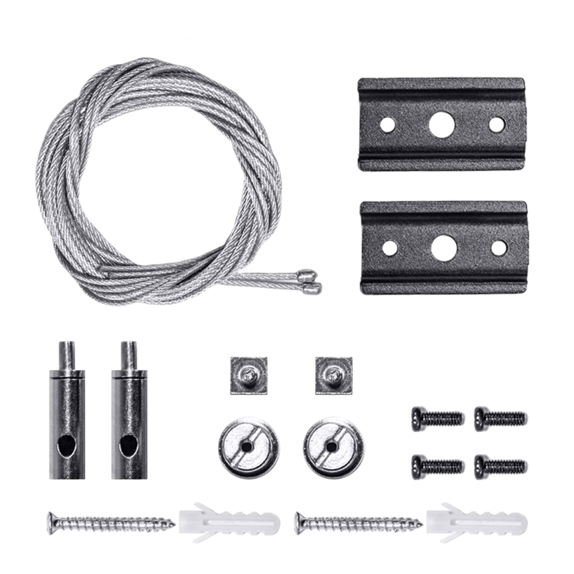 Тросовый подвес для шинопровода Чёрный 1,5м 1комп.SignImpress