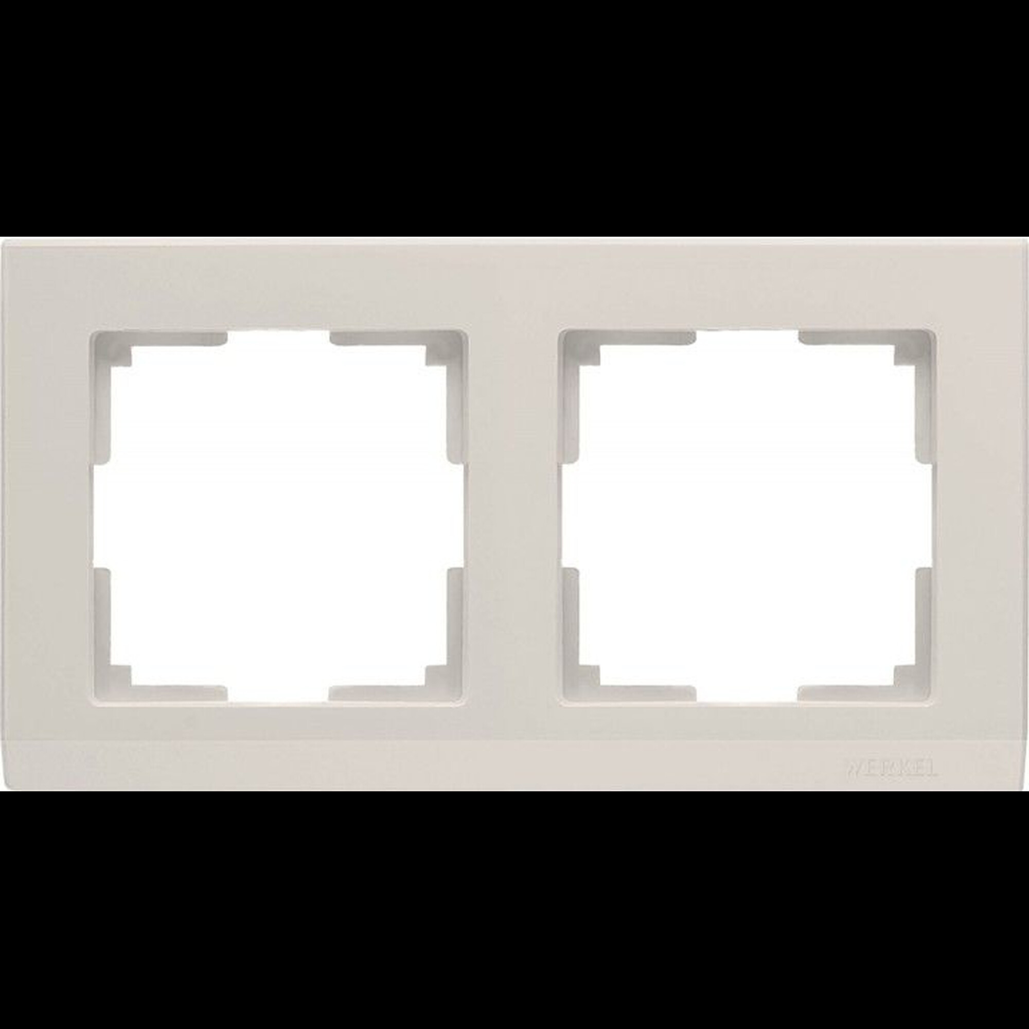 Рамка на 2 поста (слоновая кость) / WL04-Frame-02 (распродажа)