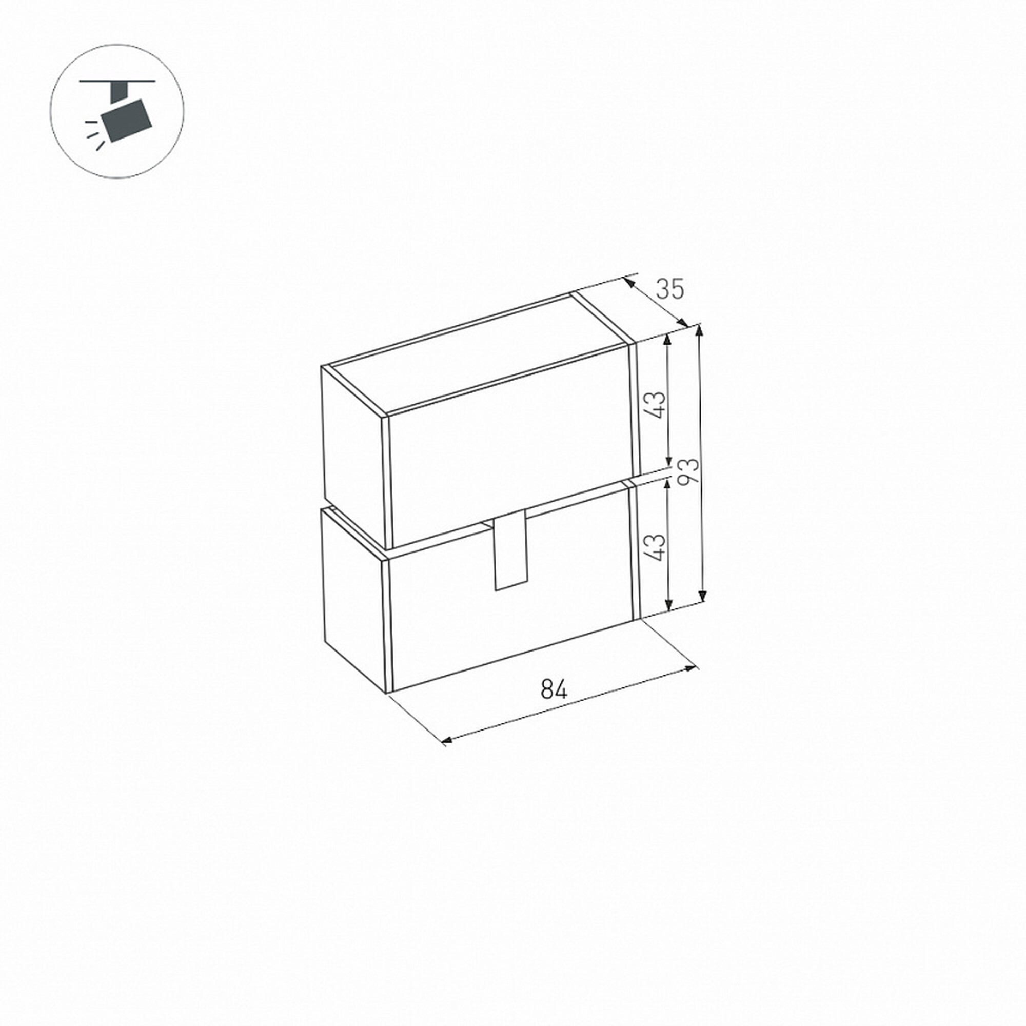 Светильник MAG-LASER-FOLD-45-S84-3W Day4000 (BK, 15 deg, 24V) Arlight (распродажа)