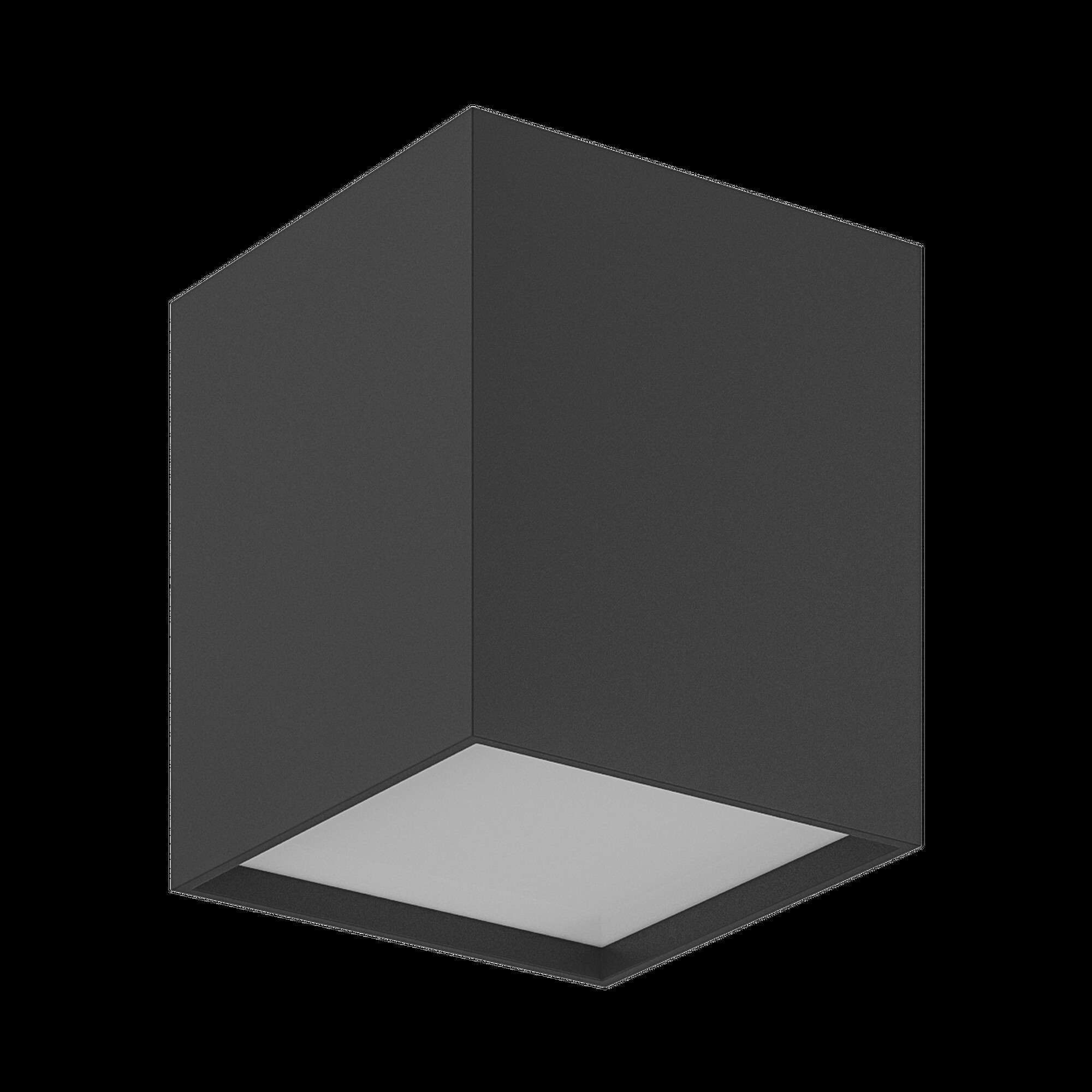 Светильник накладной квадрат GW черный 10Вт IP20 Теплый белый (3000К) SWG