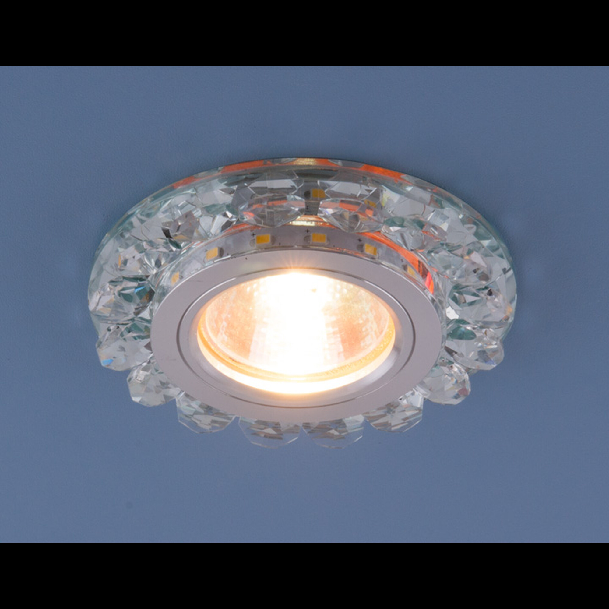 Светильник встраиваемый с подсветкой 6036 MR16 прозрачный Elektrostandard (распродажа)