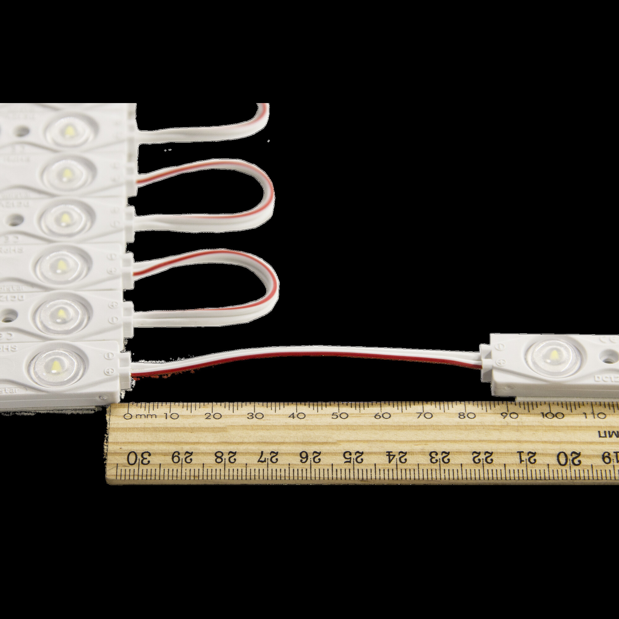 Модуль светодиодный 3 SMD 2835 1,5Вт 125Лм 6000К-6500К (с линзой 160) 3М -1шт. SignImpress