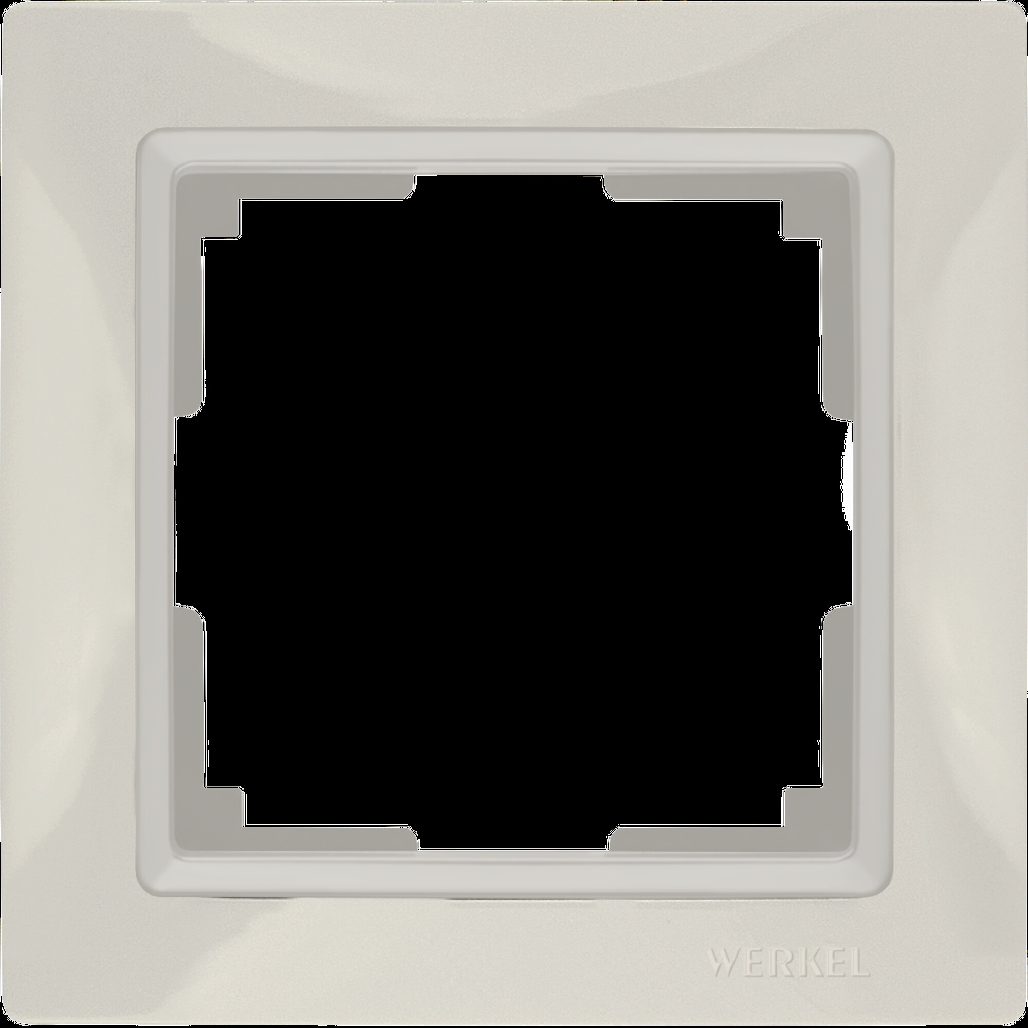 Рамка на 1 пост (слоновая кость, basic) / WL03-Frame-01 (распродажа)