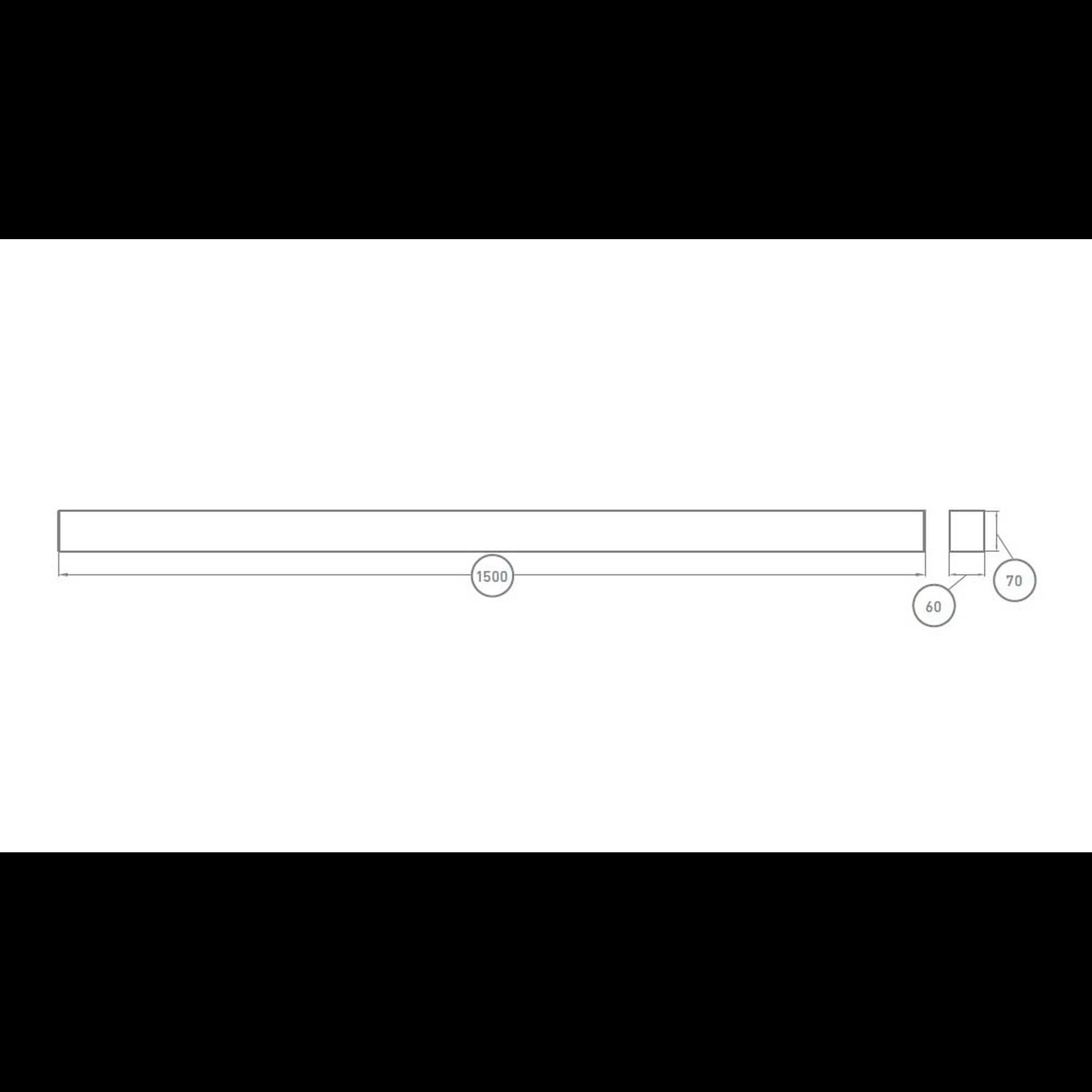 Светильник светодиодный FL 60 45W 4000K OPAL Faros