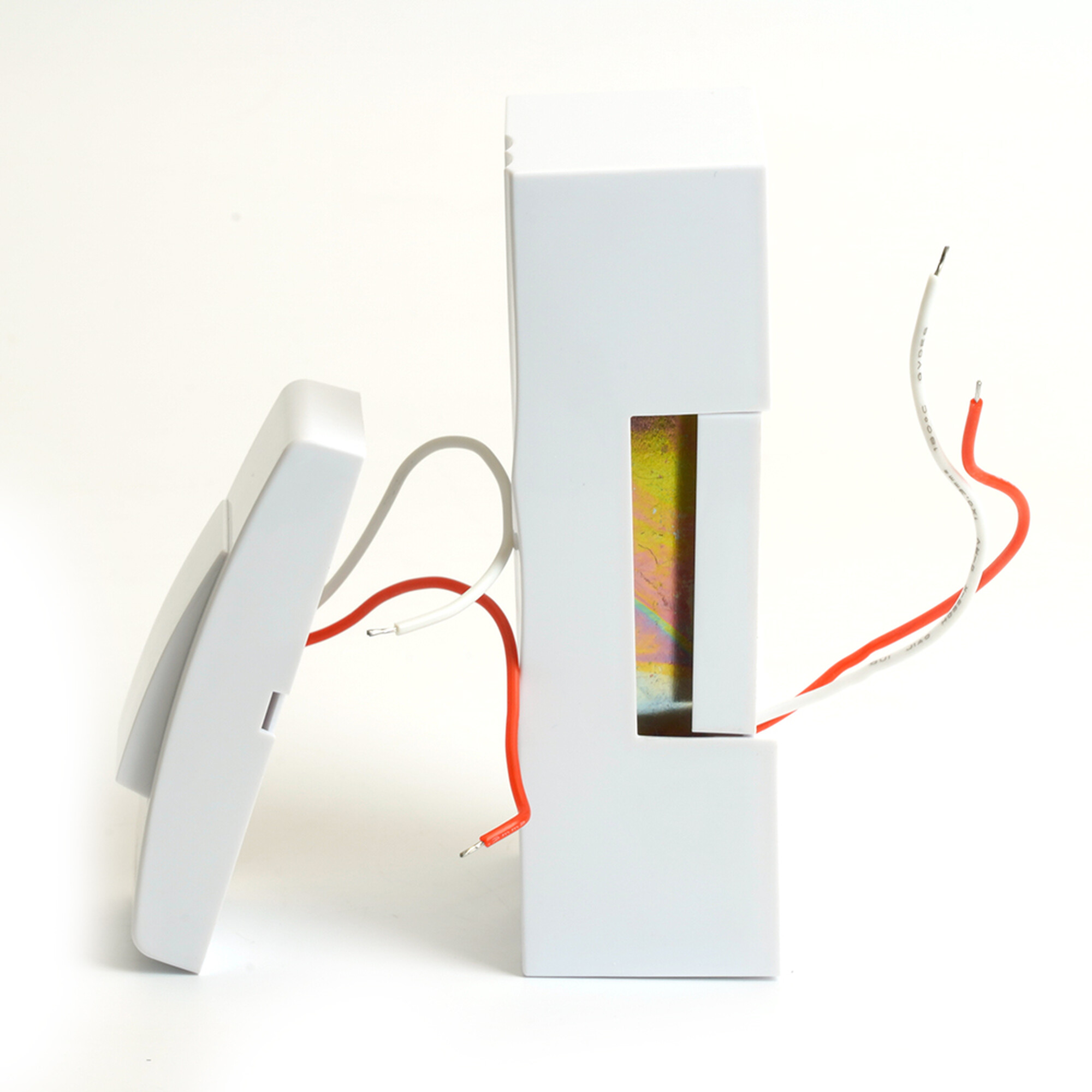 Звонок с кнопкой электромеханический проводной, 230V белый 119х70х37мм, DB-102 Feron