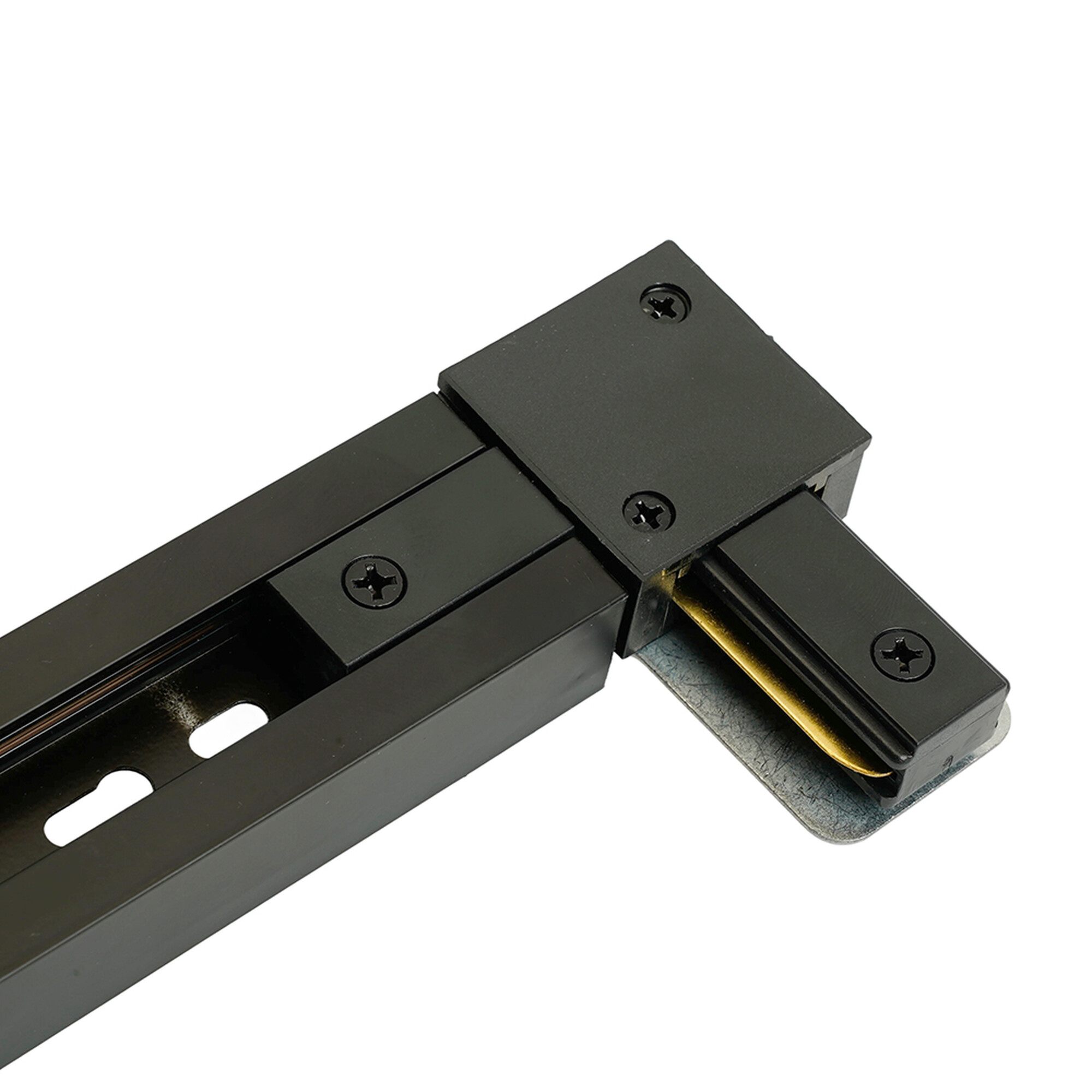 Коннектор угловой для шинопровода, чёрный, LD1021 для CAB1007 Feron