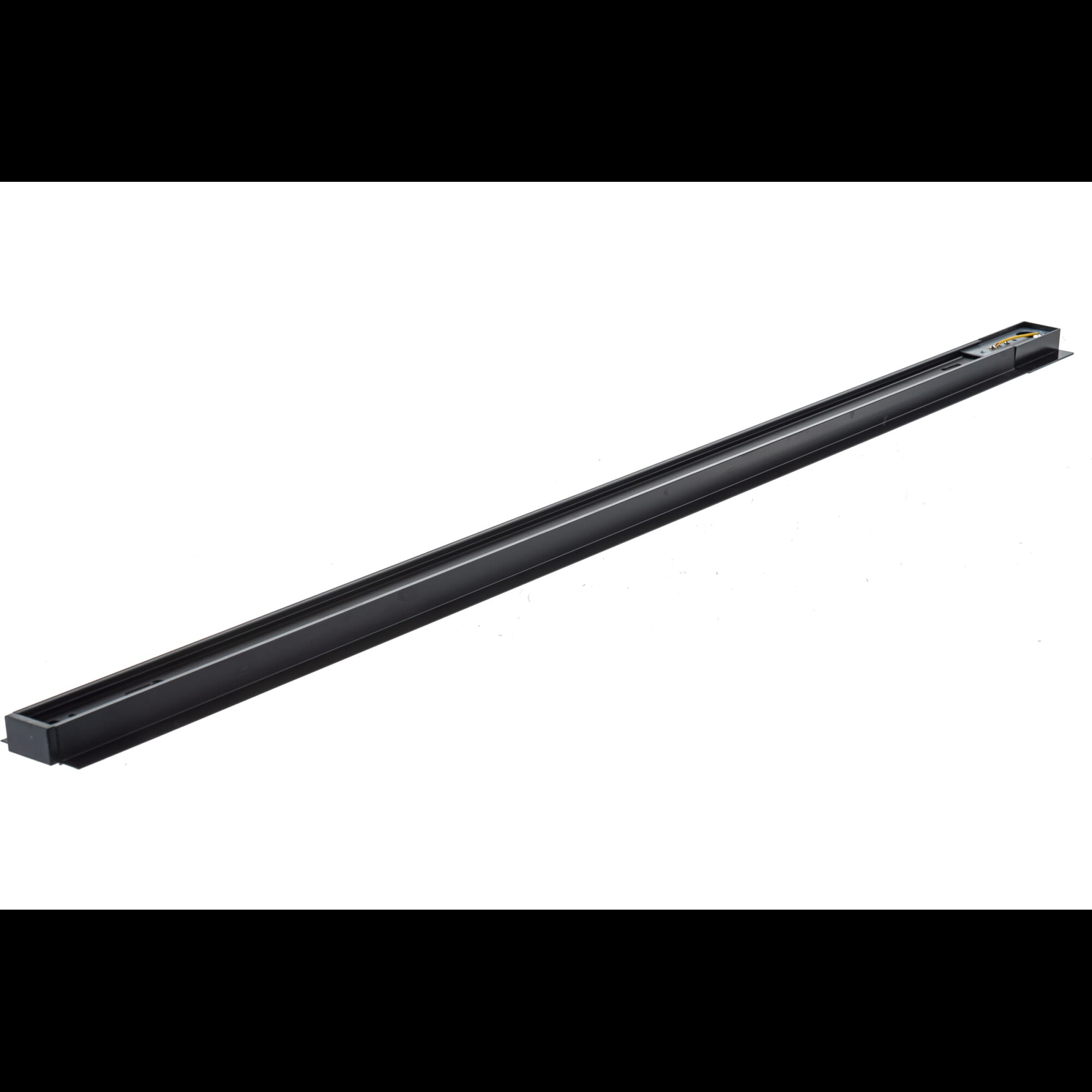 Шинопровод встраиваемый для трековых светильников,черный 1м (комплект) Feron 