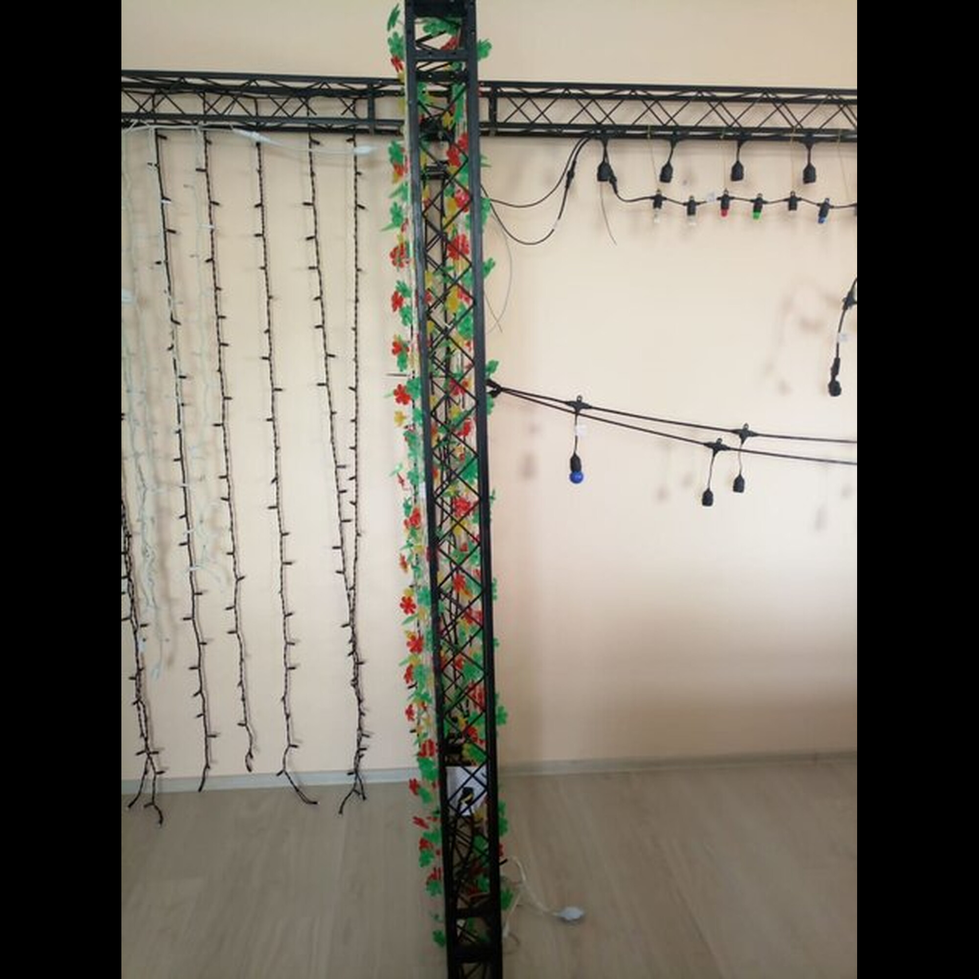 Фермы металл Line 12*12*200cm, черный, SignImpress