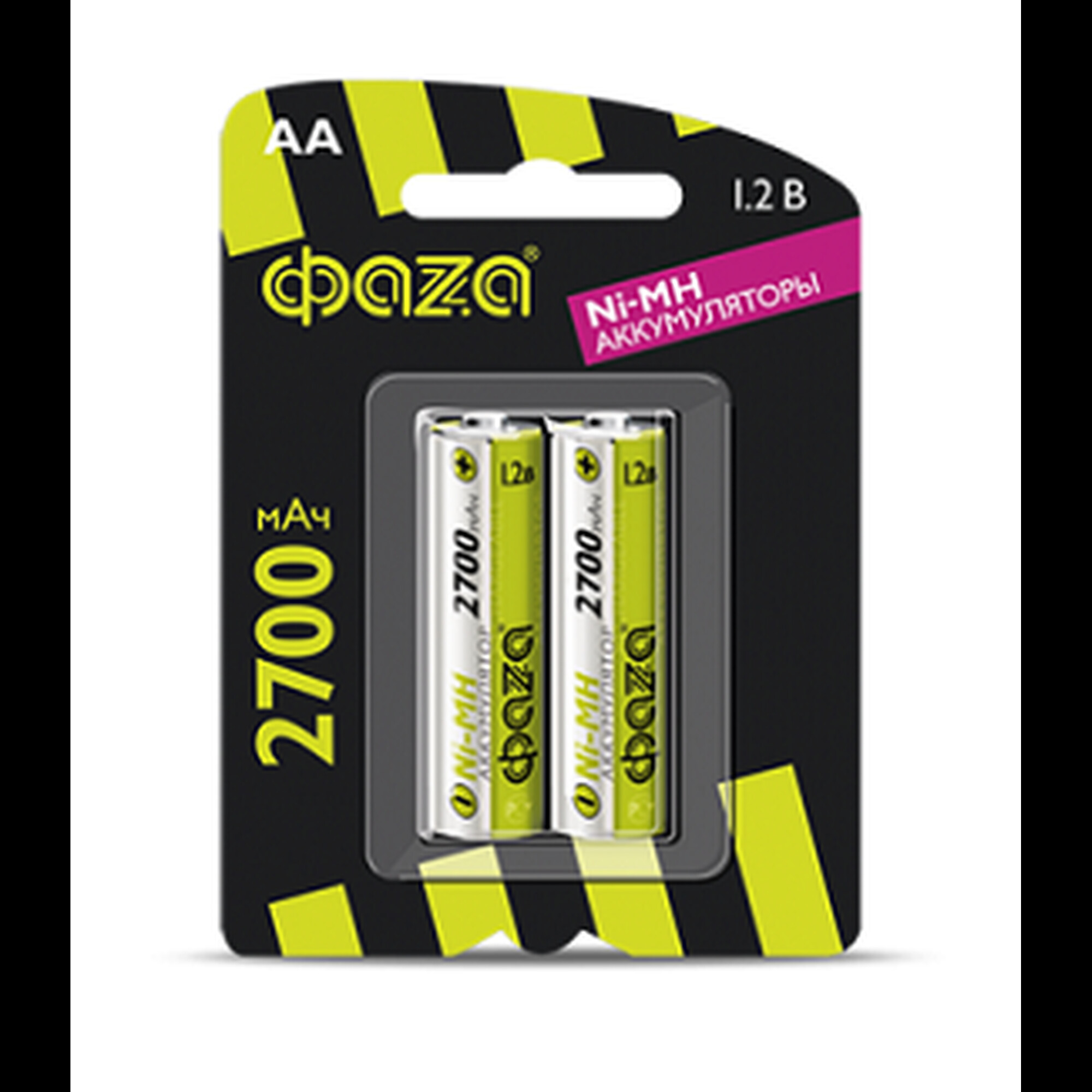 Батарейка акк.ФАZА AA 2700мАч BL-2 - 1шт.