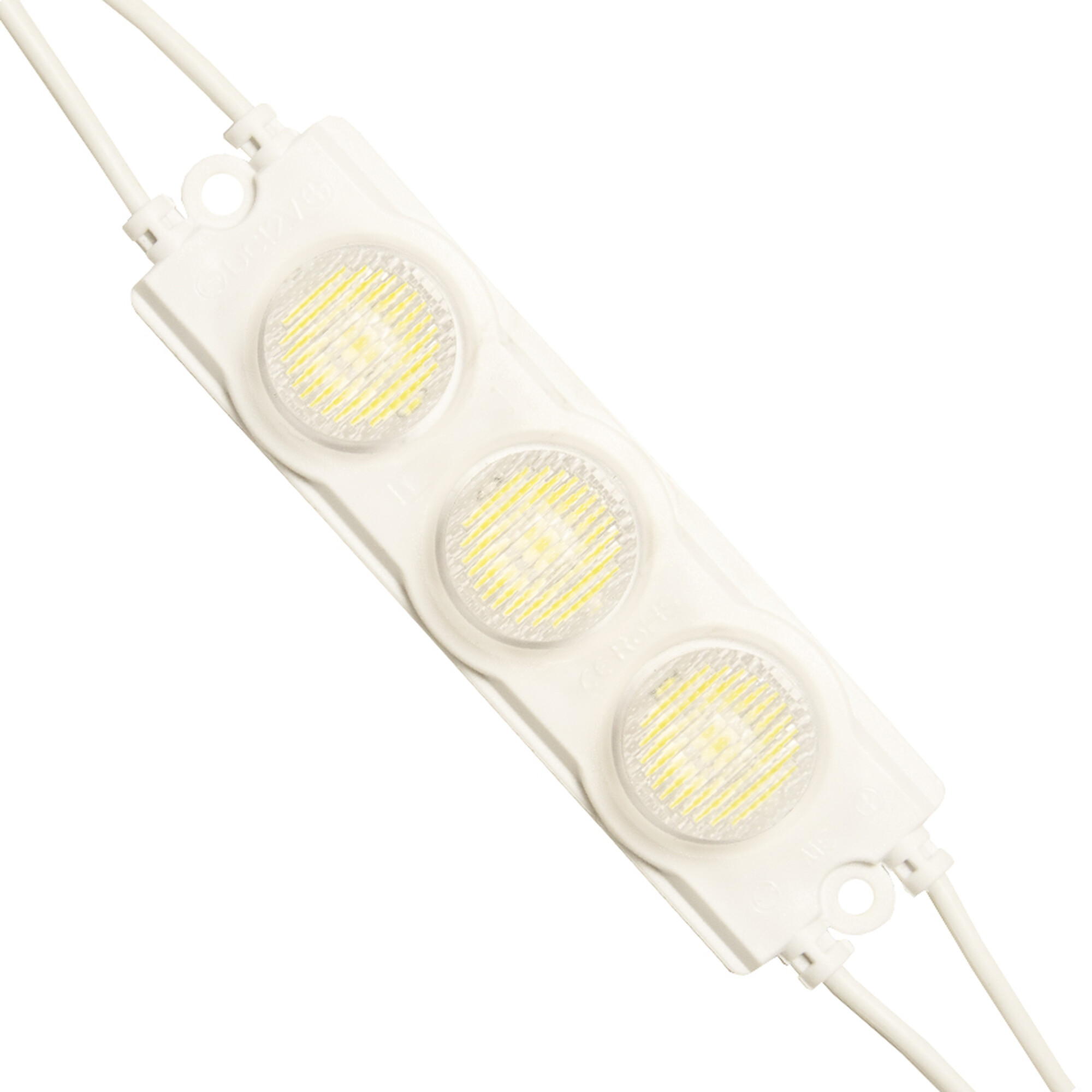 Модуль светодиодный 3 SMD 3030 3Вт 200Лм 6000К-6500К (с линзой 50*20) -1шт. SignImpress