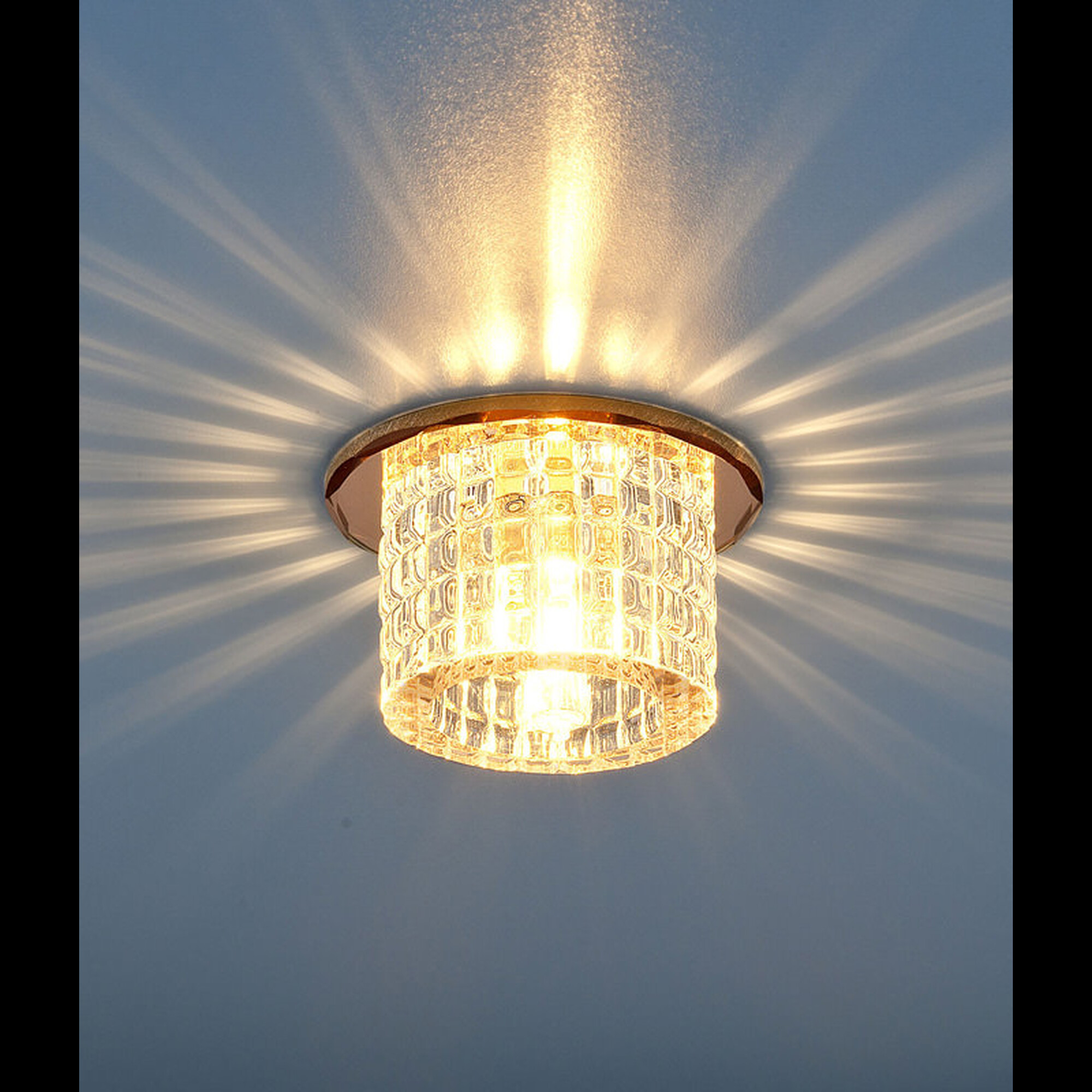 Светильник встраиваемый 6181 G9 зеркальный/золото Elektrostandard (распродажа)