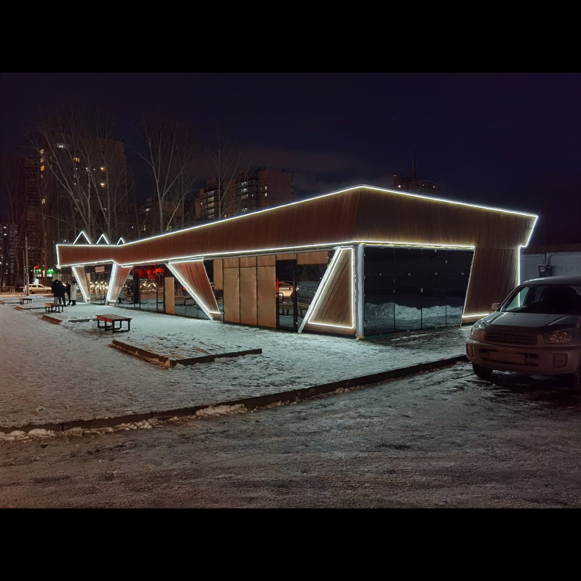 Неоновая лента светодиодная SMD 220В 2835, 120 LED/м, 6W/м, 220В, IP65, Холодно белый SWG (распродажа)