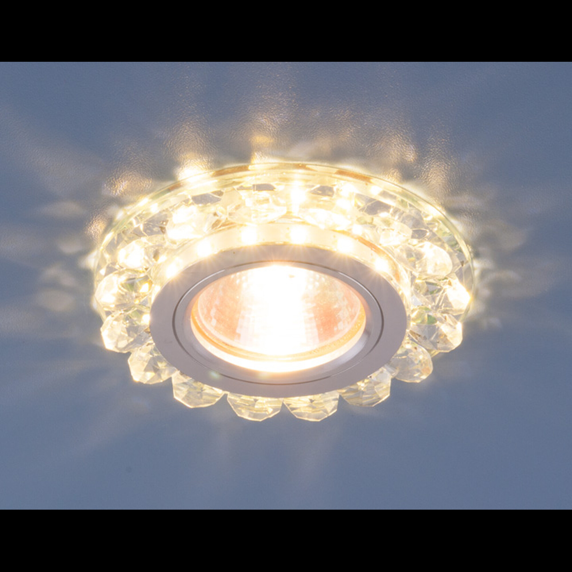 Светильник встраиваемый с подсветкой 6036 MR16 прозрачный Elektrostandard (распродажа)