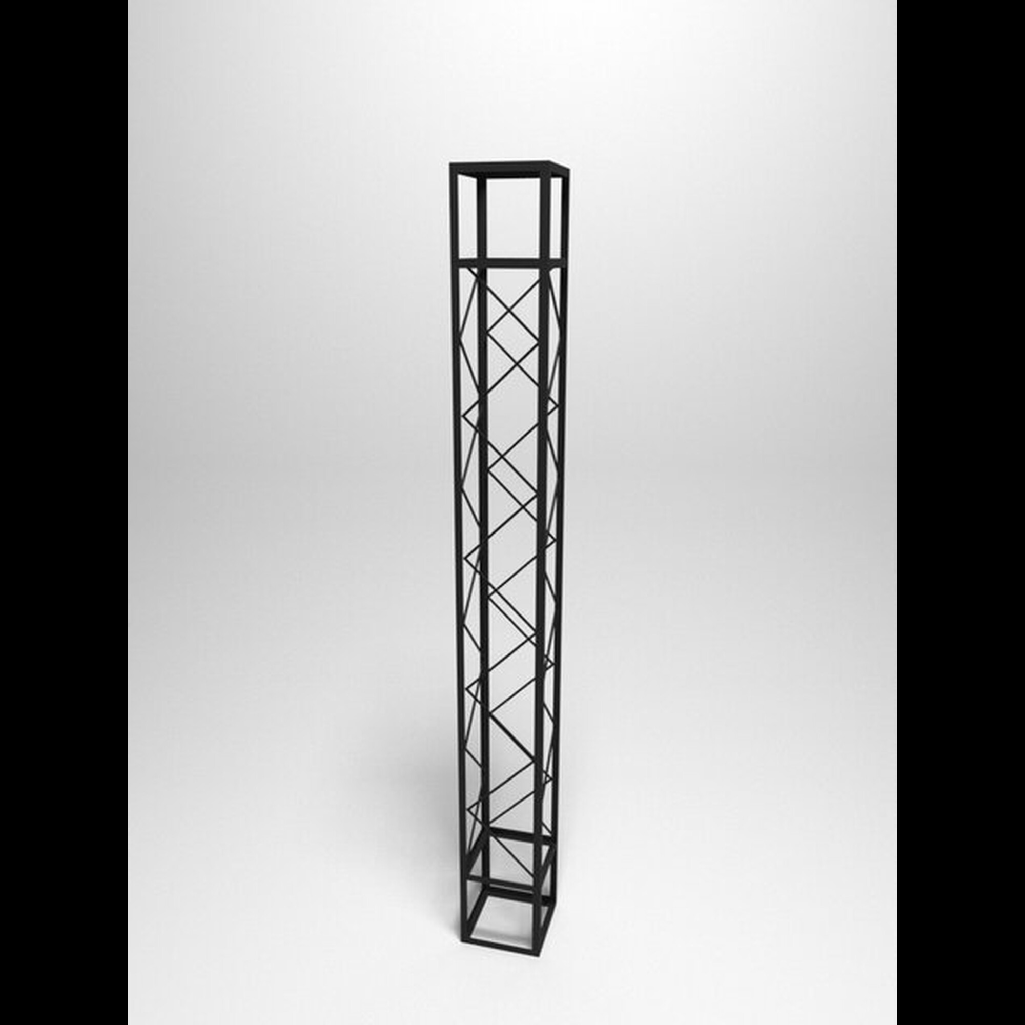 Фермы металлические Line 22*22*200cm, цвет черный, SignImpress