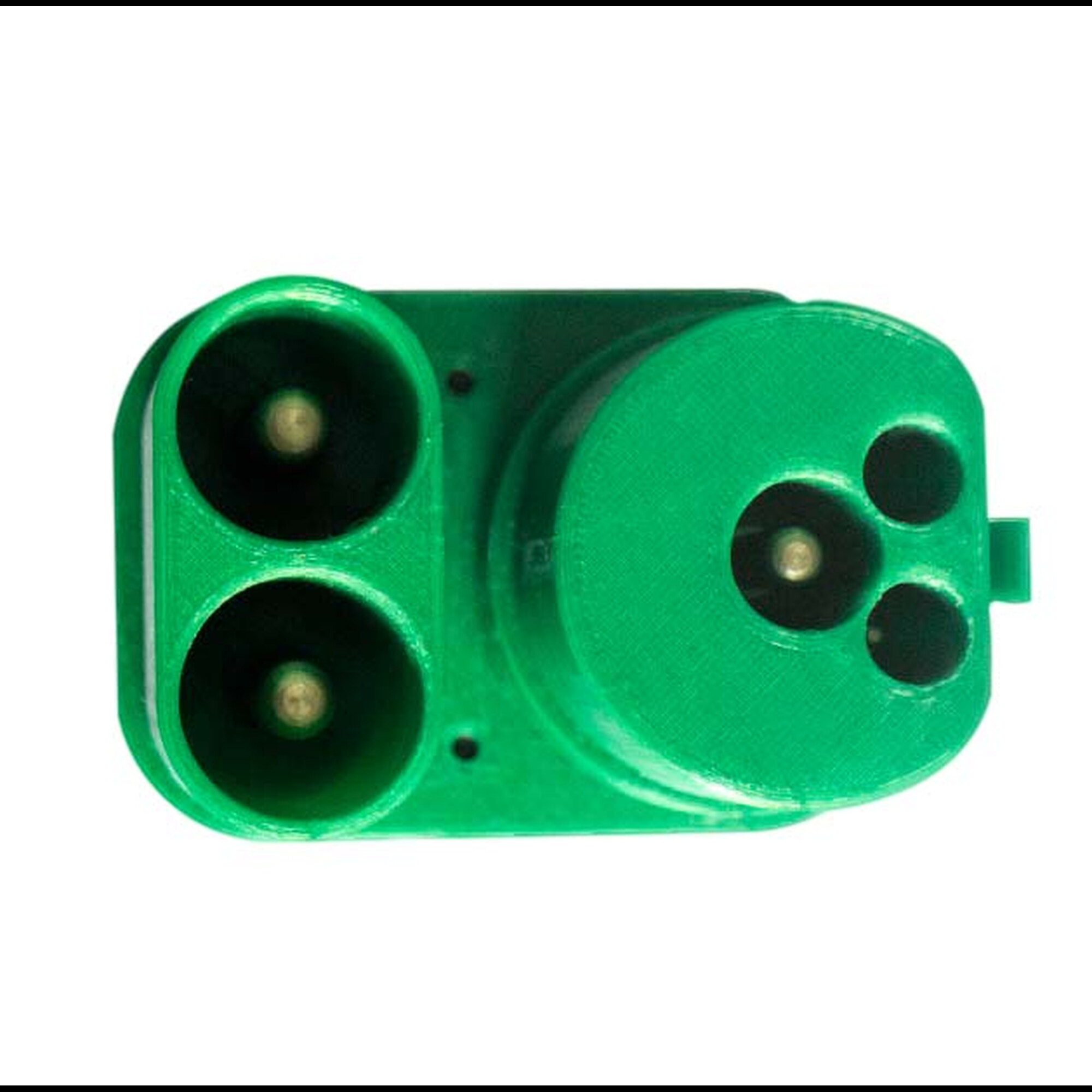 Переходник для быстрой зарядки 50кВт км CCS1-CCS2 Зелёный