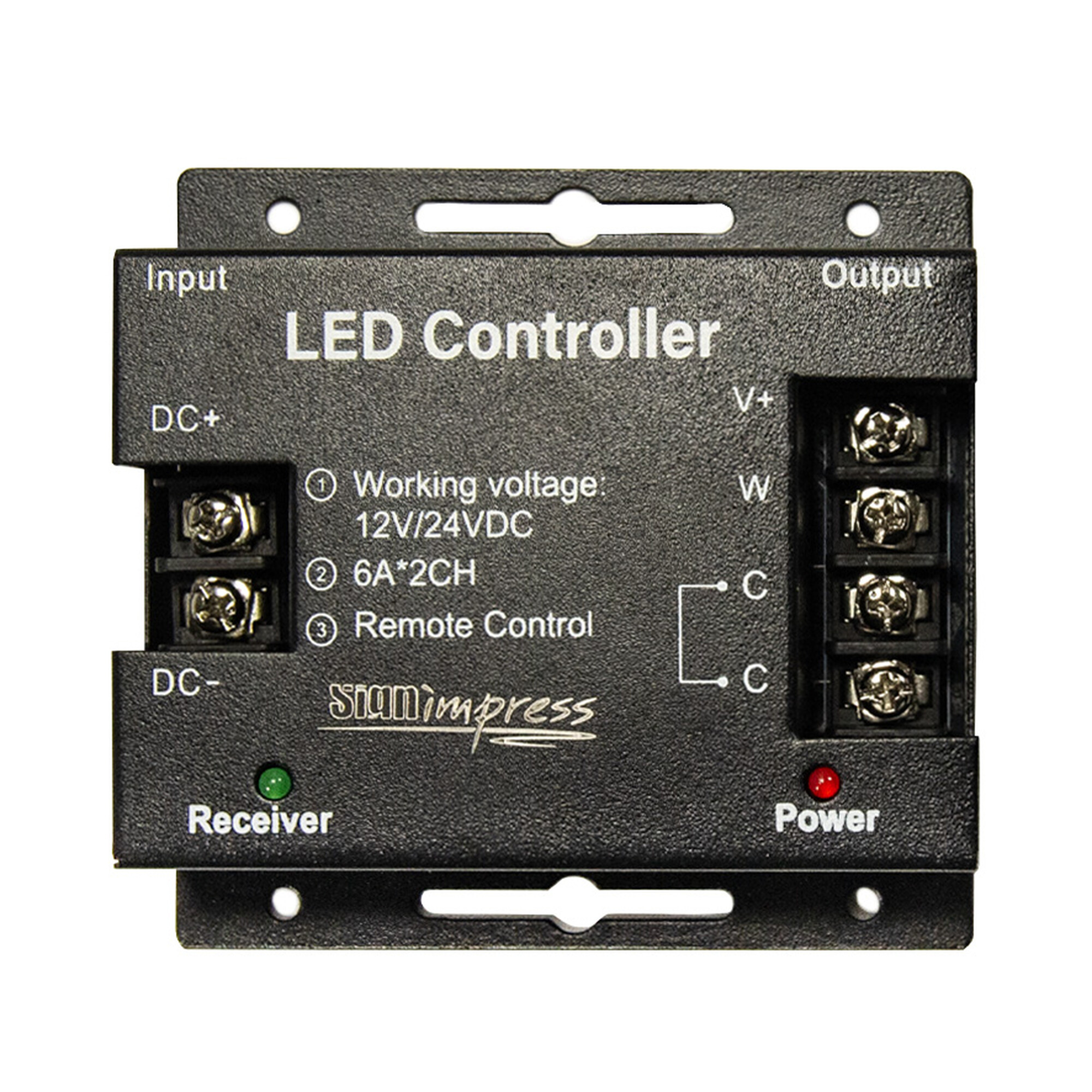 Контроллер с пультом управления сенсорным Mix 12/24В 144/288Вт Чёрный SignImpress