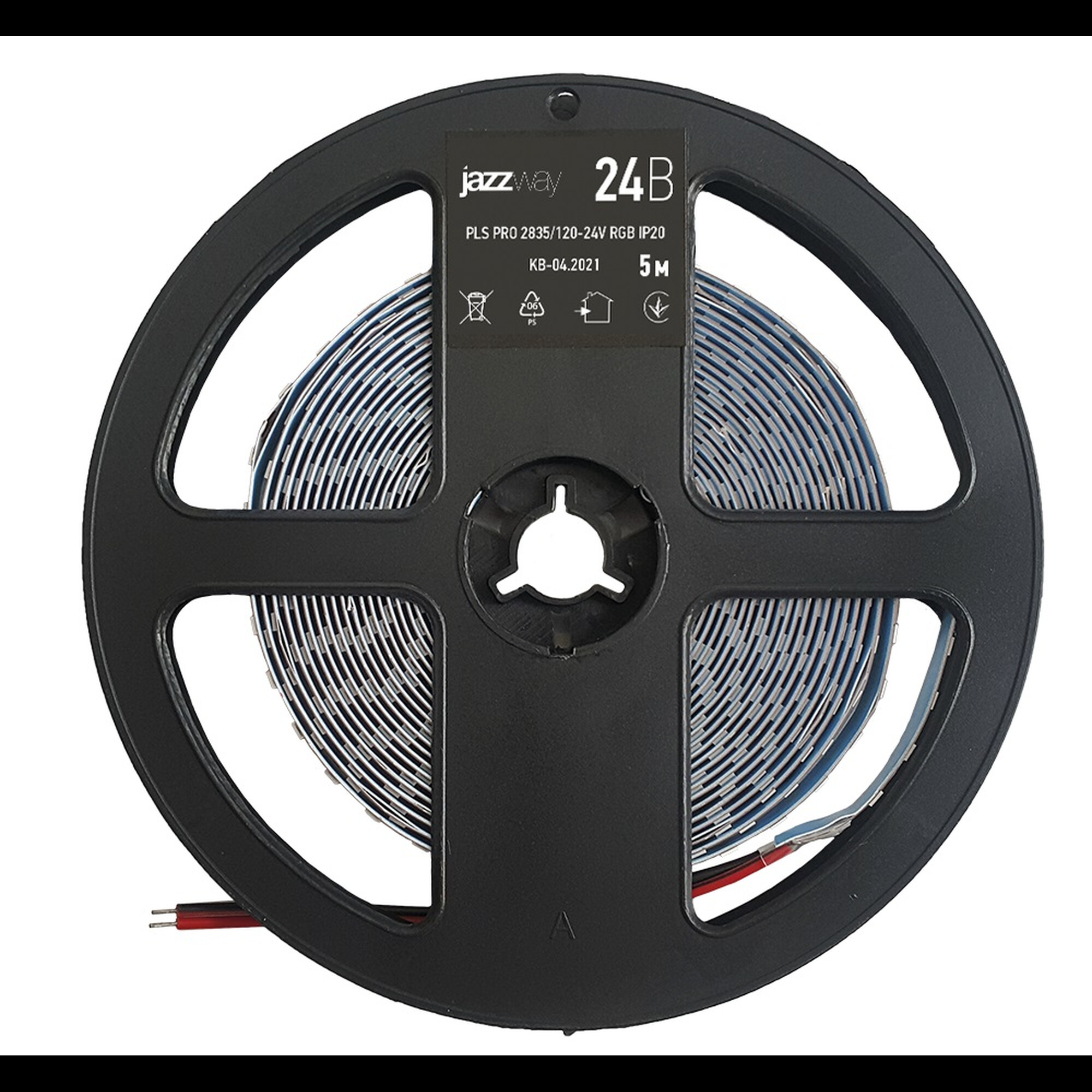 Лента светодиодная PLS PRO 2835/120-24V RGB IP20 Jazzway