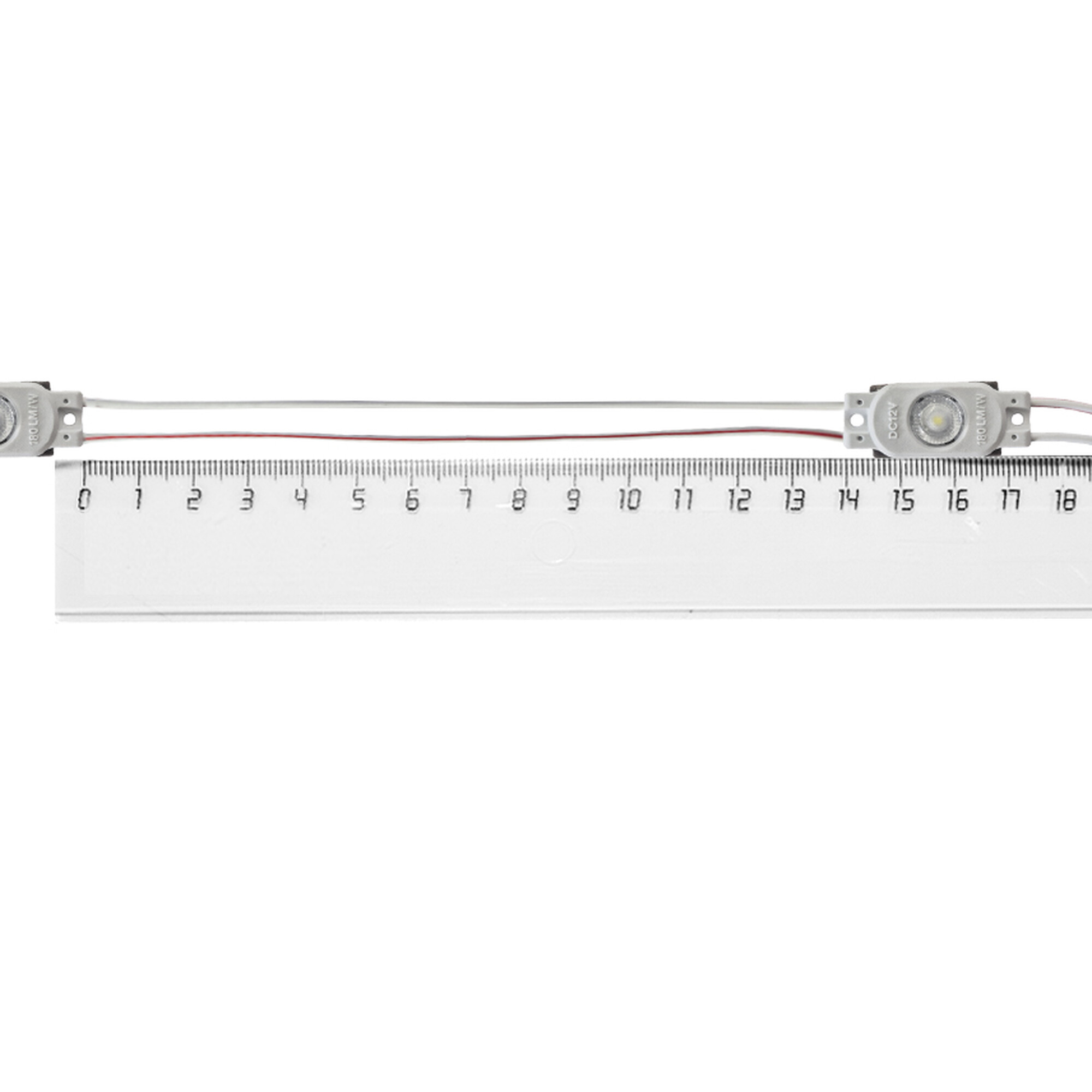 Модуль светодиодный 1 SMD 2835 0,36Вт 65Лм 6500-7000К (с линзой 175) - 1шт. SignImpress