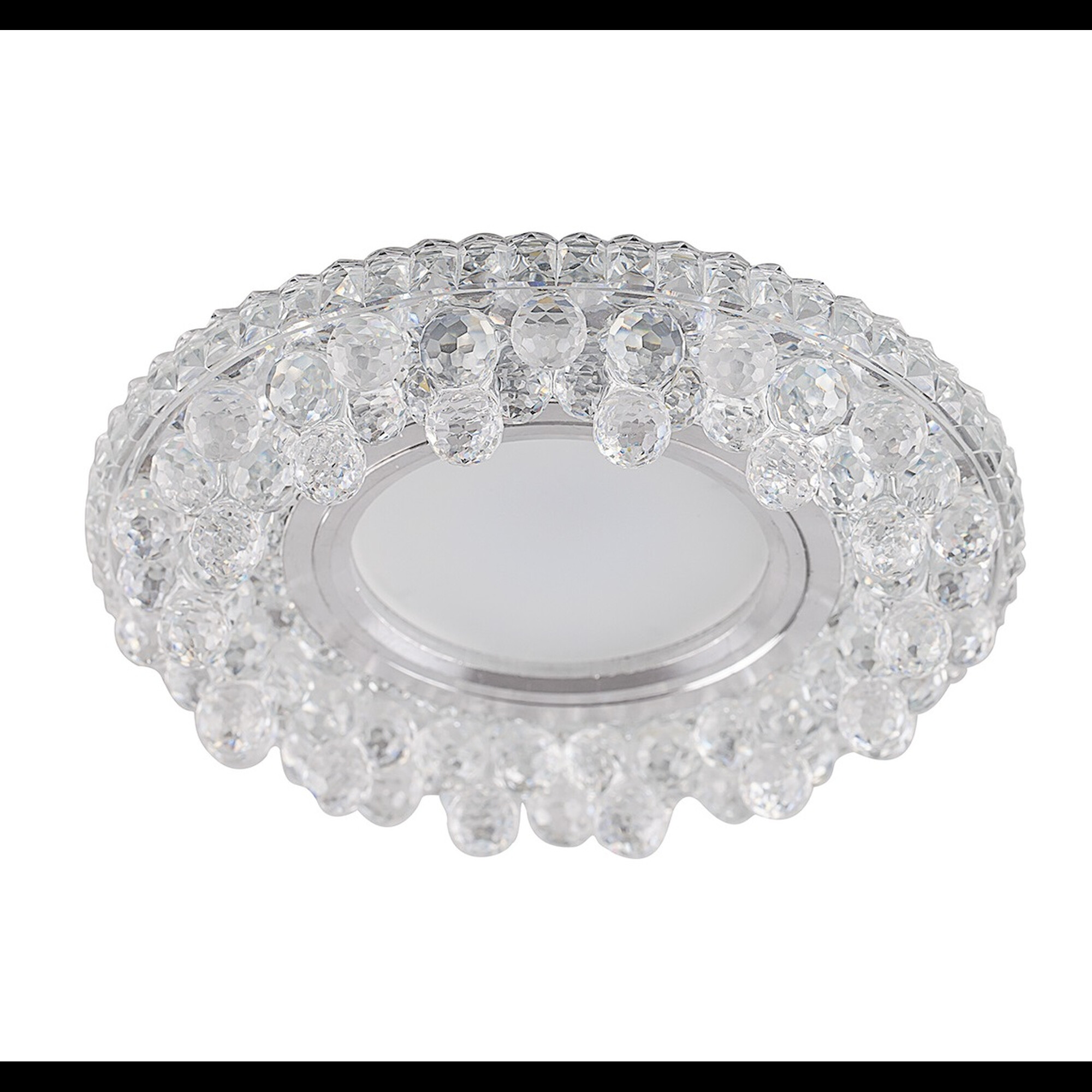 Светильник встраиваемый с подсветкой CD941 15LED 4000K MR16 прозрачный Feron