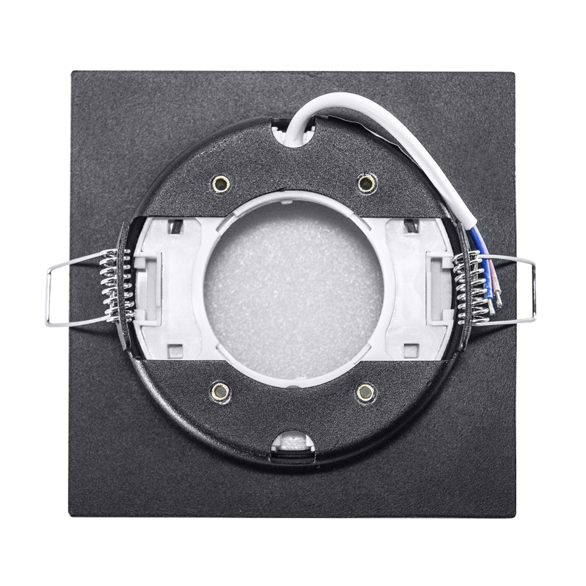 Светильник встраиваемый GX53 с накладкой квадрат Чёрный SignImpress