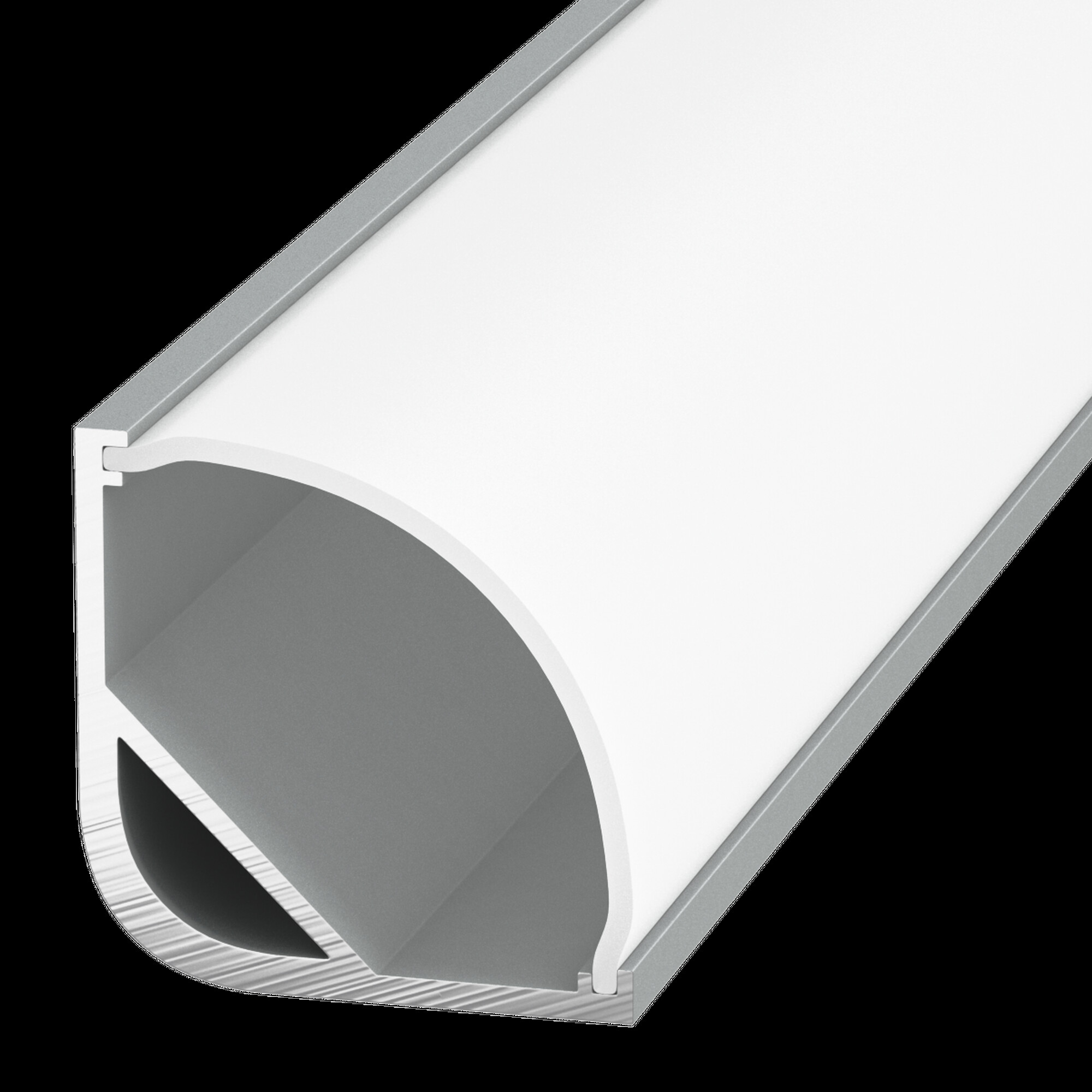 Профиль угловой накладной алюминиевый BEST SF-3030 (2м) (комплект) SWG