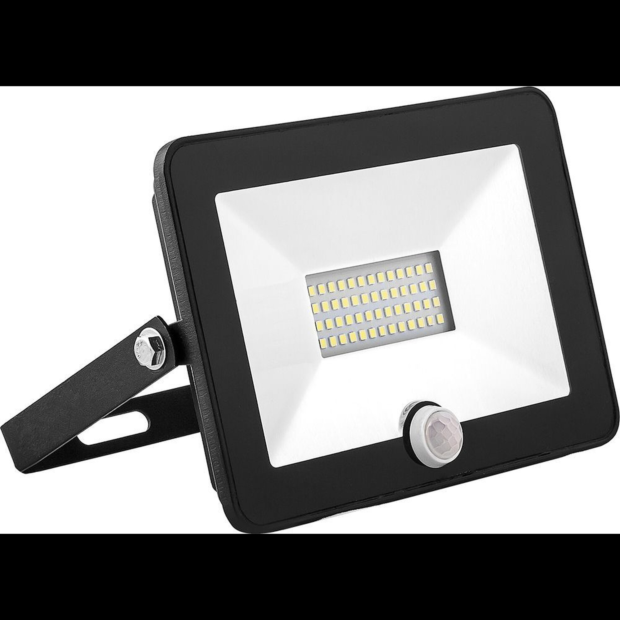 Прожектор светодиодный SFL80-20 с встроенным датчиком 2835SMD 20W 6400K  AC220V/50Hz IP65 Feron