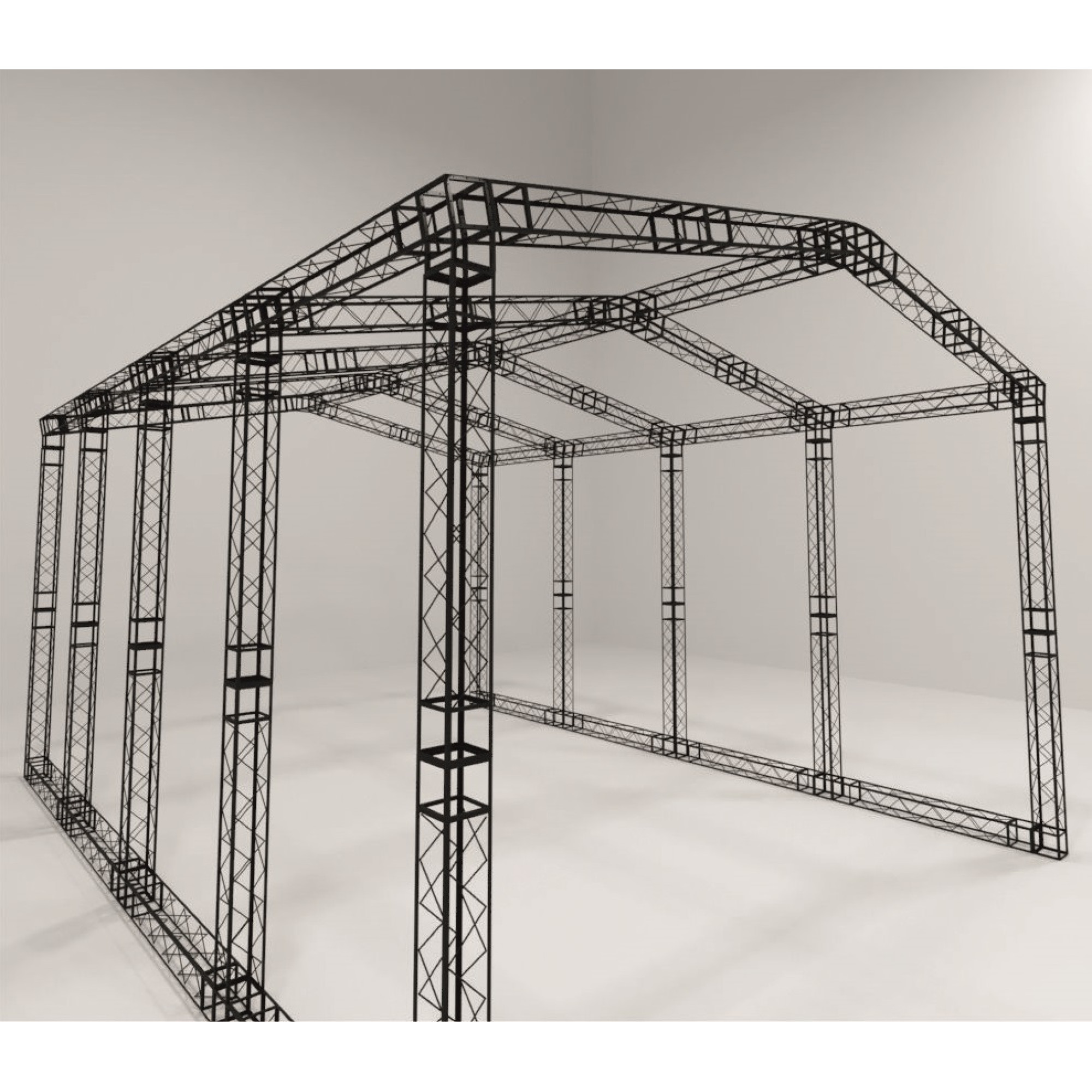 Фермы металл Line 12*12*200cm, черный, SignImpress