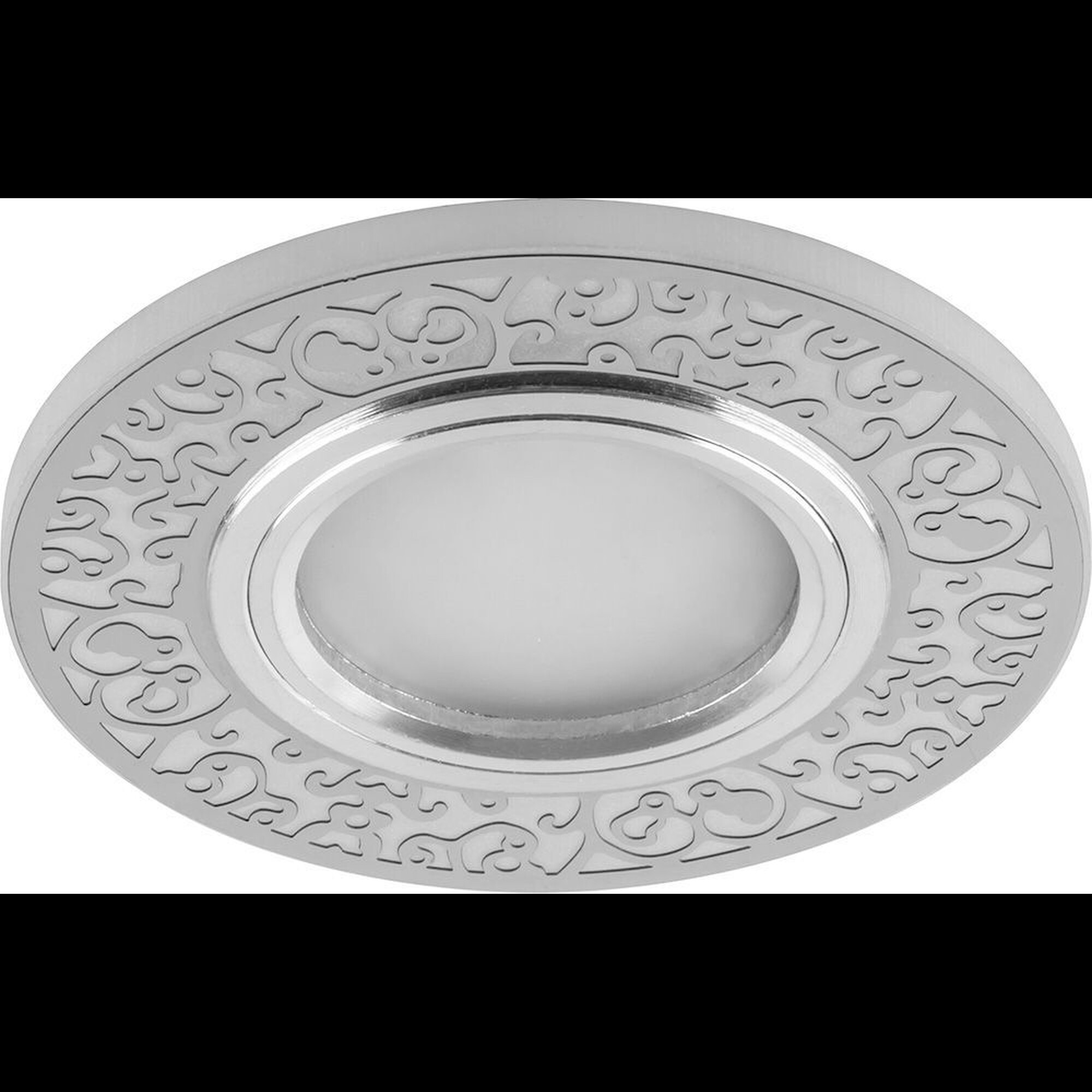 Светильник встраиваемый с белой LED подсветкой CD951 потолочный MR16 G5.3 белый матовый Feron