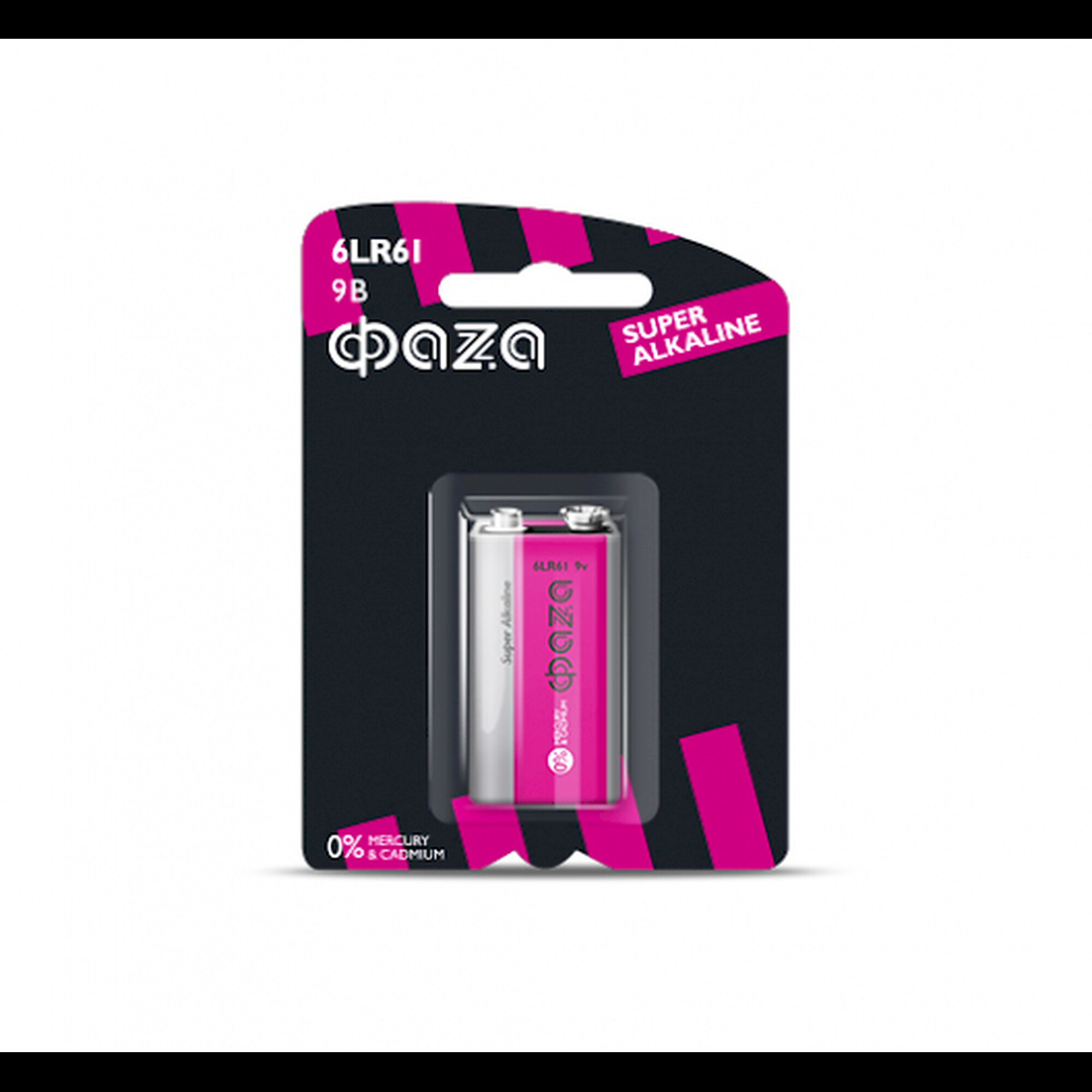 Батарейка щелочная 6LR61 ФАZА Super Alkaline BL-1 - 1шт.