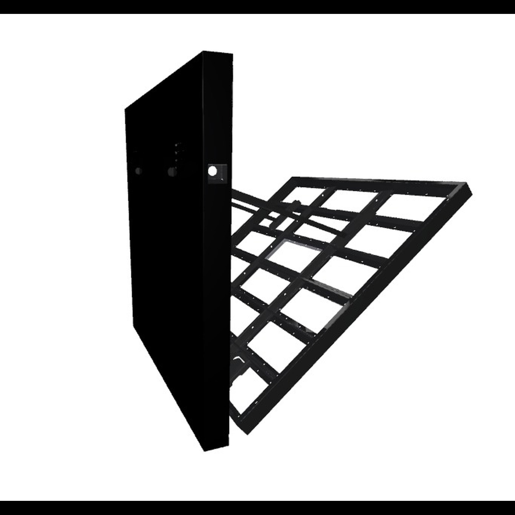 Кабинет металлический фронтальный откидной 960*960