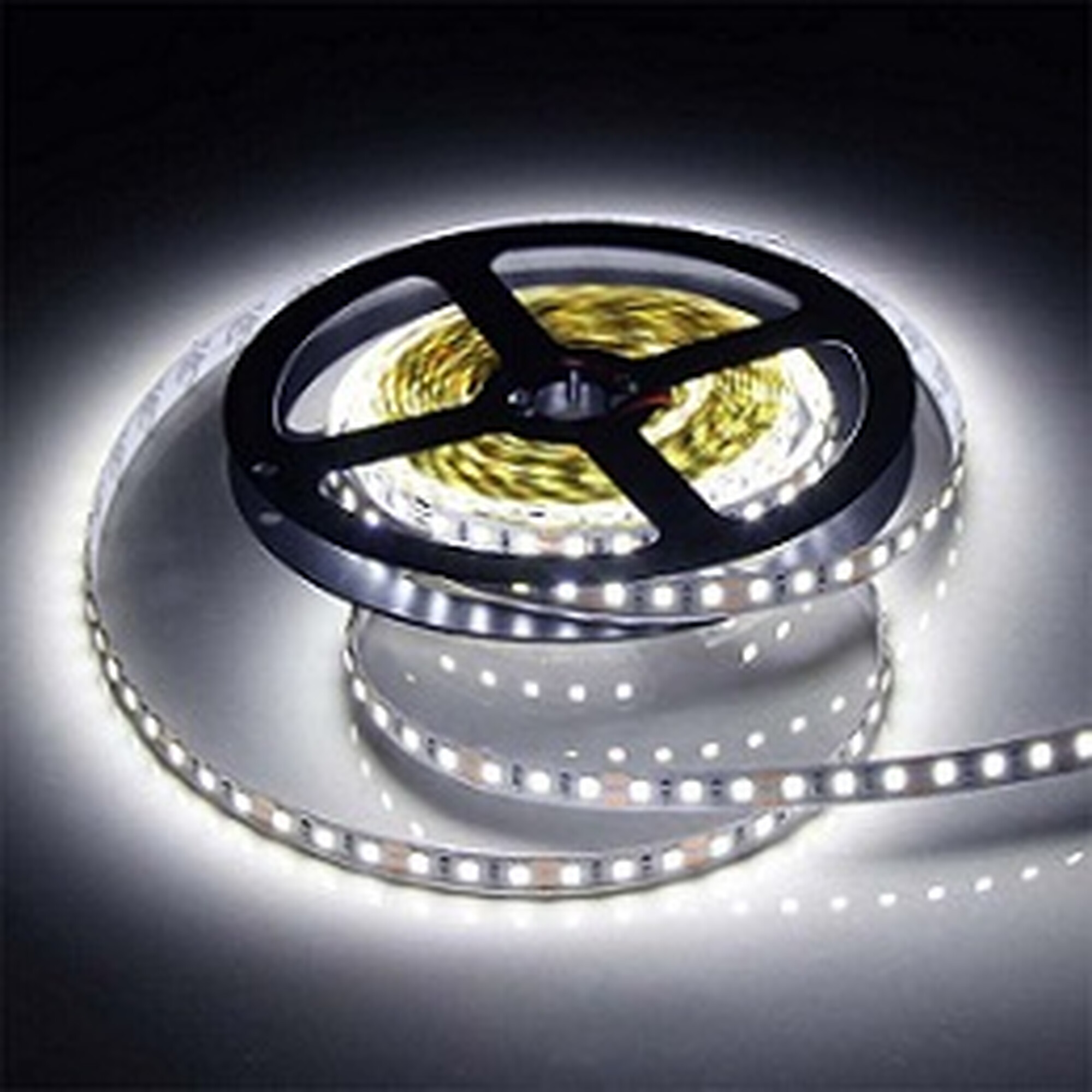 Лента светодиодная стандарт SMD2835 60LED/м 4,8Вт/м 12В IP20 Цвет:Холодный белый (1метр) SWG (распродажа)