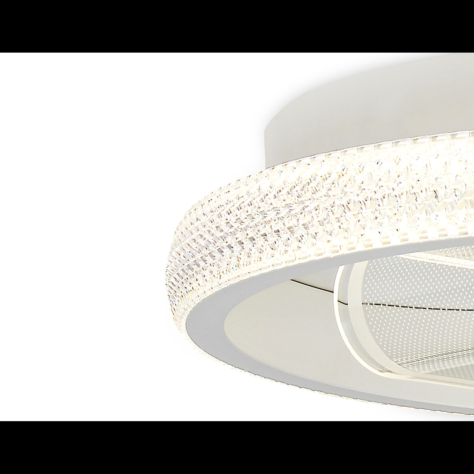 Потолочный светодиодный светильник с пультом FA600 WH белый 66W D470*90 Ambrella light 