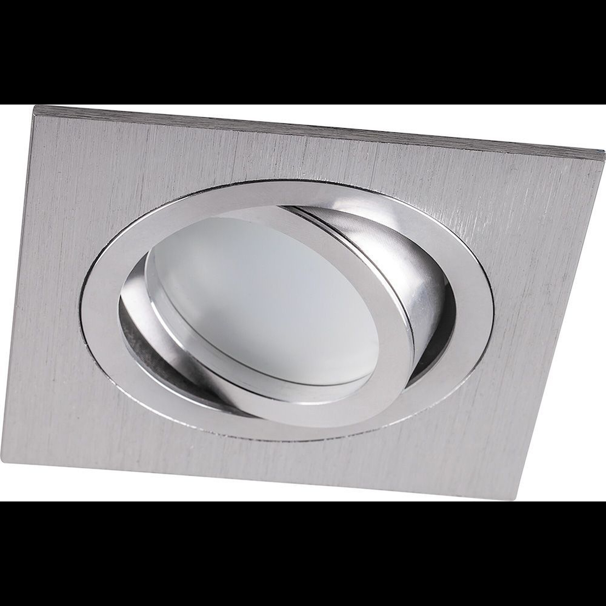 Светильник встраиваемый квадрат поворотный DL2801 MR16 50W хром Feron