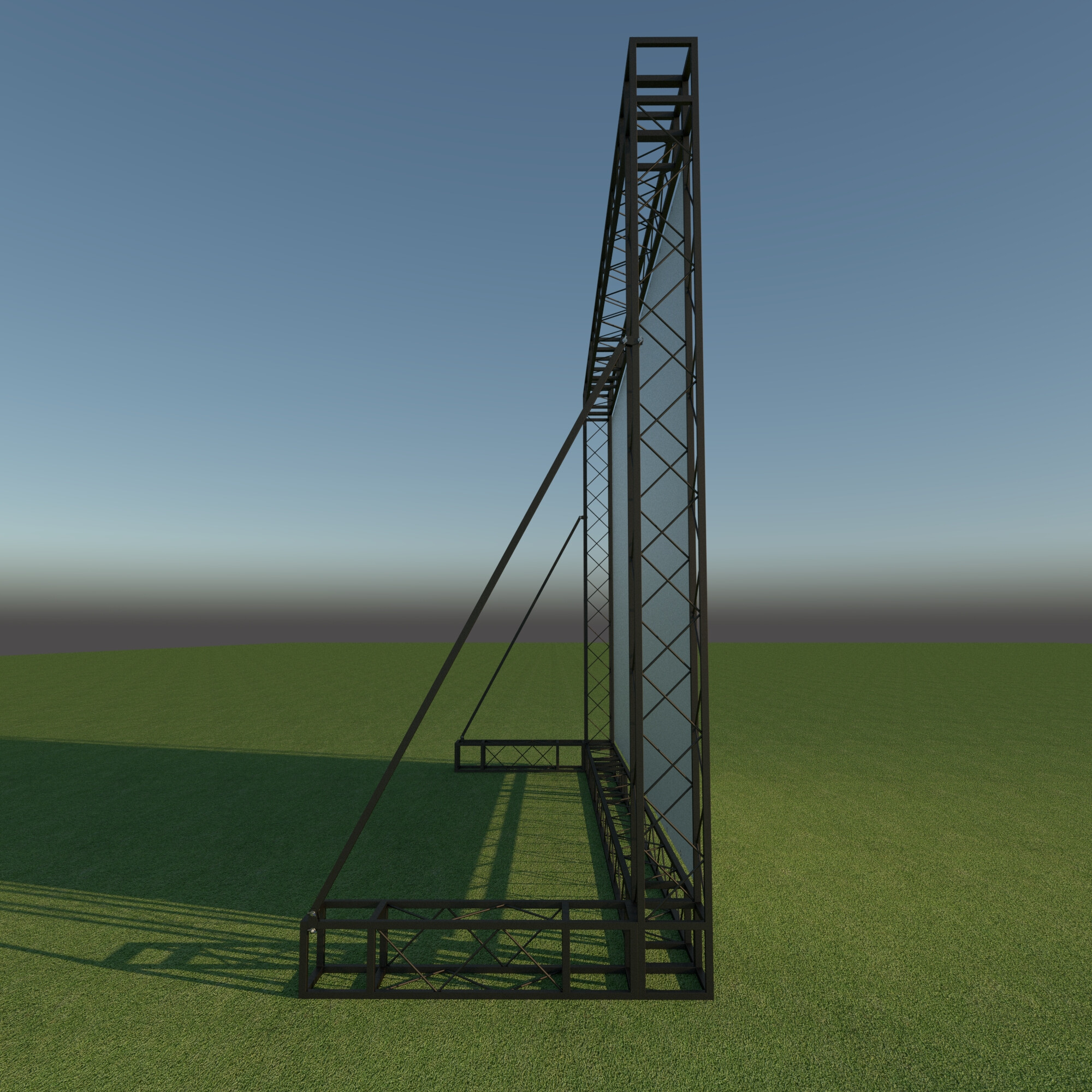 Фермы металл Line 12*12*150cm, черный, SignImpress