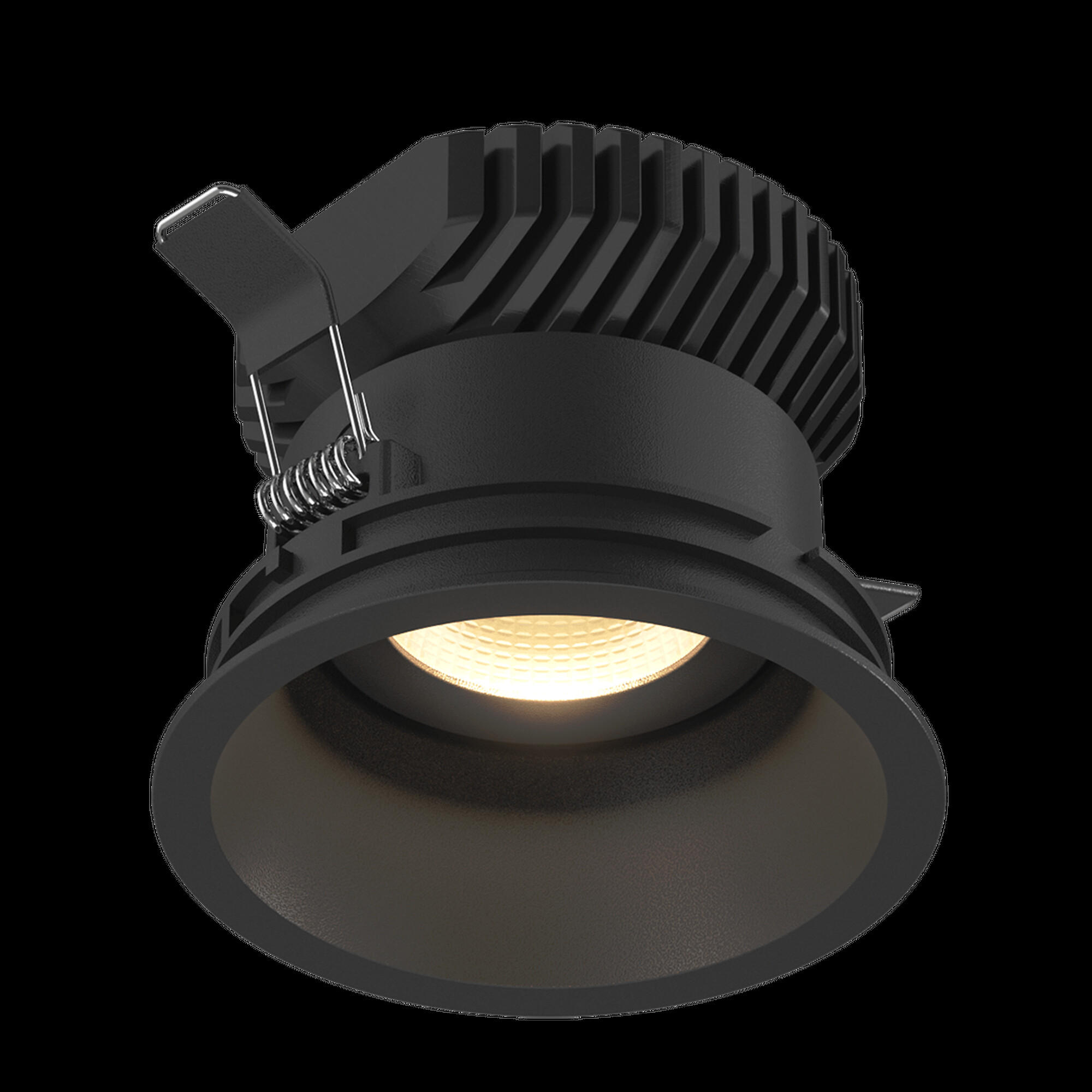 Корпус светильника встраиваемый наклонный COMBO-41-BL, черный, IP20 SWG