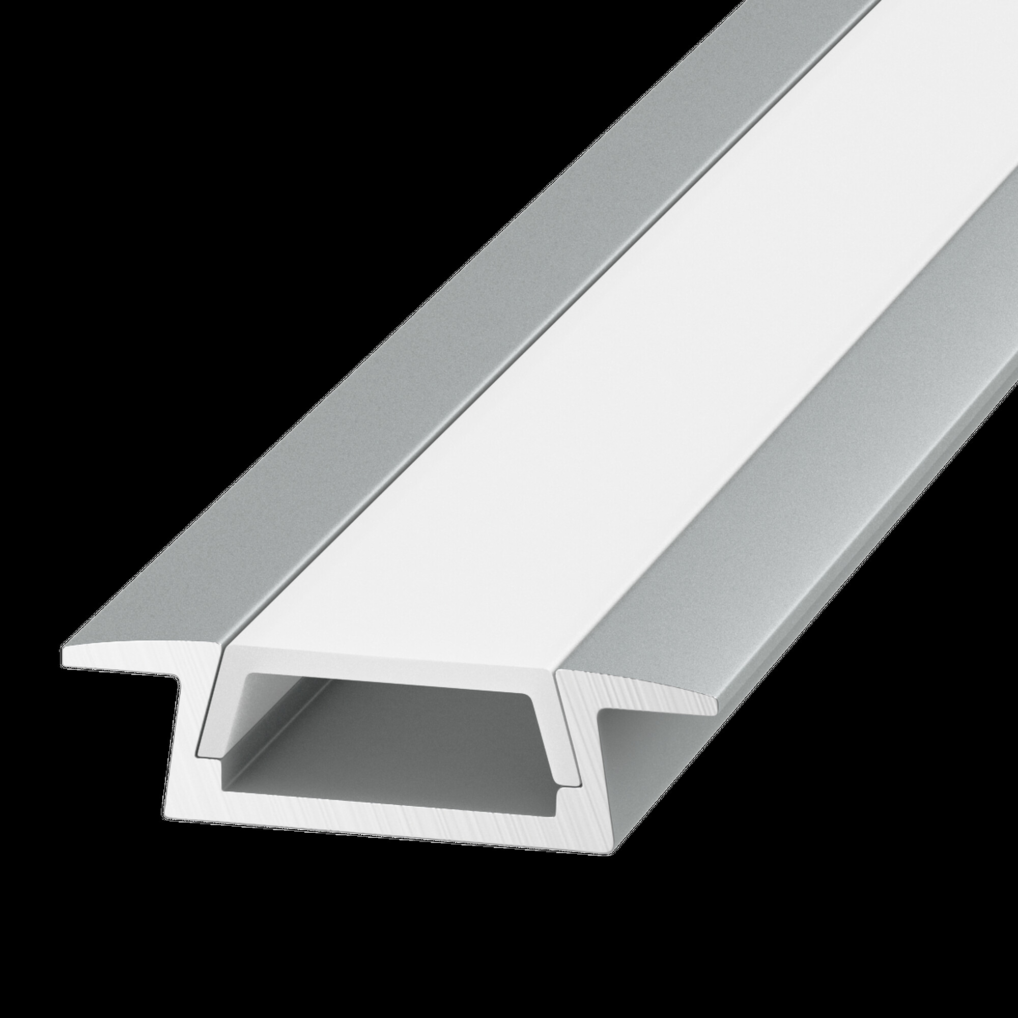 Профиль встраиваемый алюминиевый RC-2206 2м (Комплект) SWG