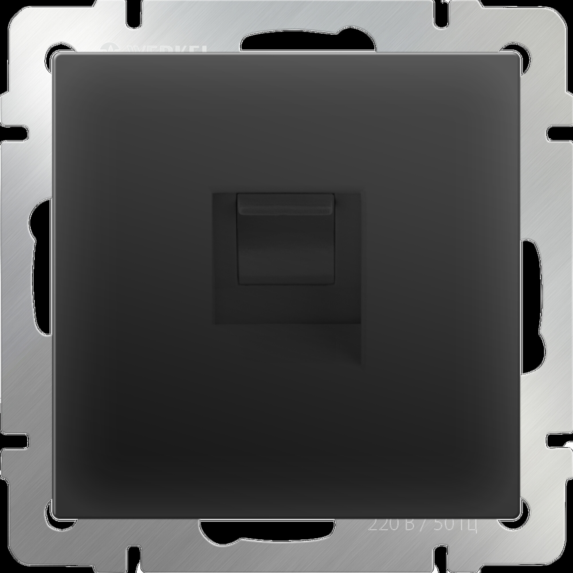 Розетка Ethernet RJ-45 (черный матовый) / W1181008 (распродажа)