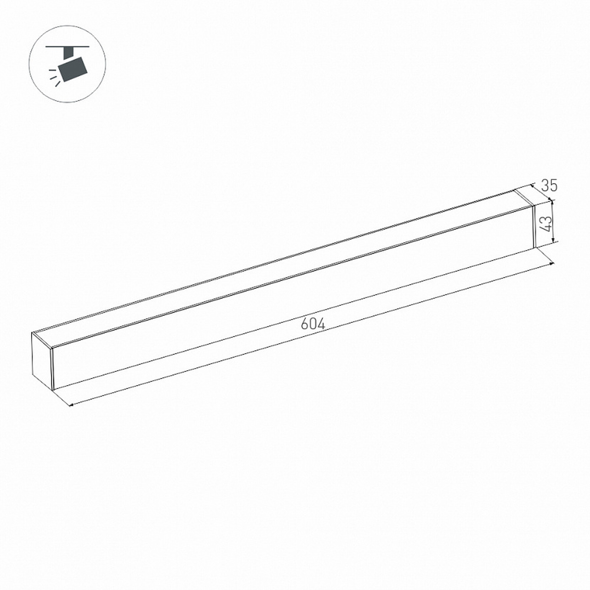 Светильник MAG-FLAT-45-L605-18W Day4000 (WH, 100 deg, 24V) (IP20 Металл, 3 года) arlight  