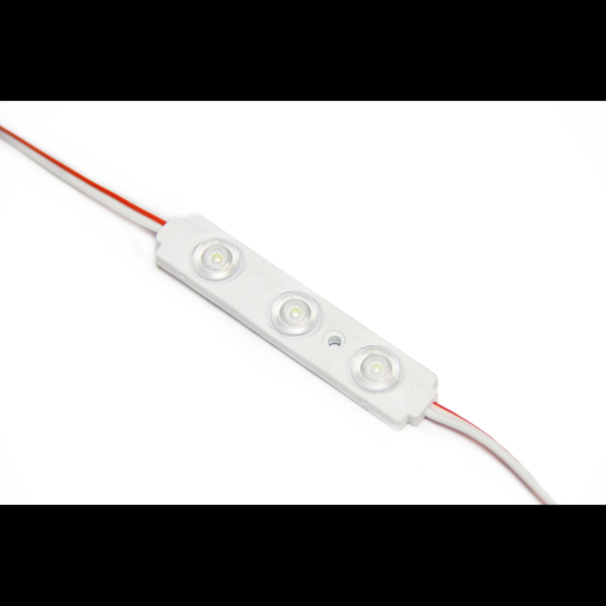 Модуль светодиодный 3 SMD 2835 1,2Вт 100Лм 6000К-6500К (с линзой 160) -1шт. SignImpress