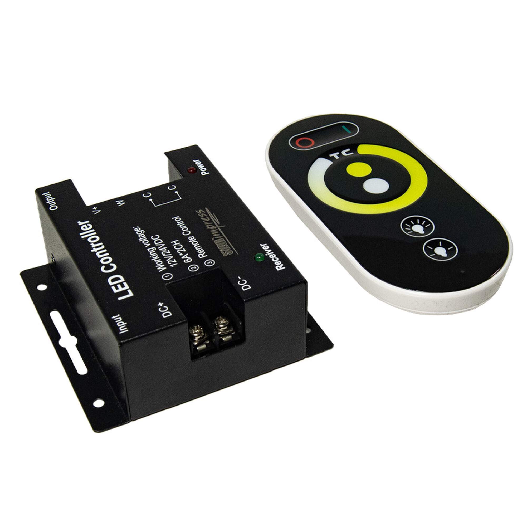 Контроллер с пультом управления сенсорным Mix 12/24В 144/288Вт Чёрный SignImpress