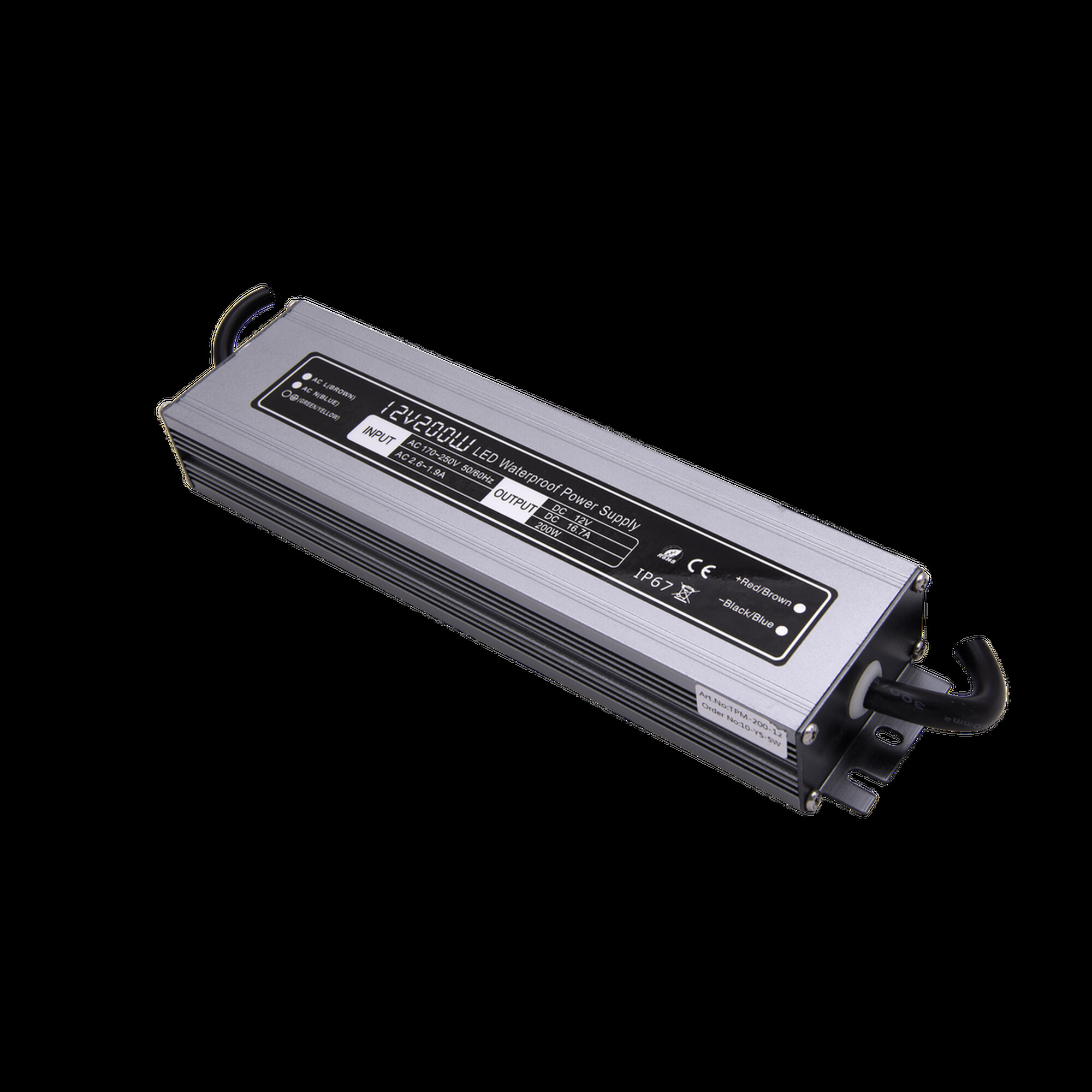 Блок питания MINI Al TPW, 200 W Влагозащитный, 12 V SWG