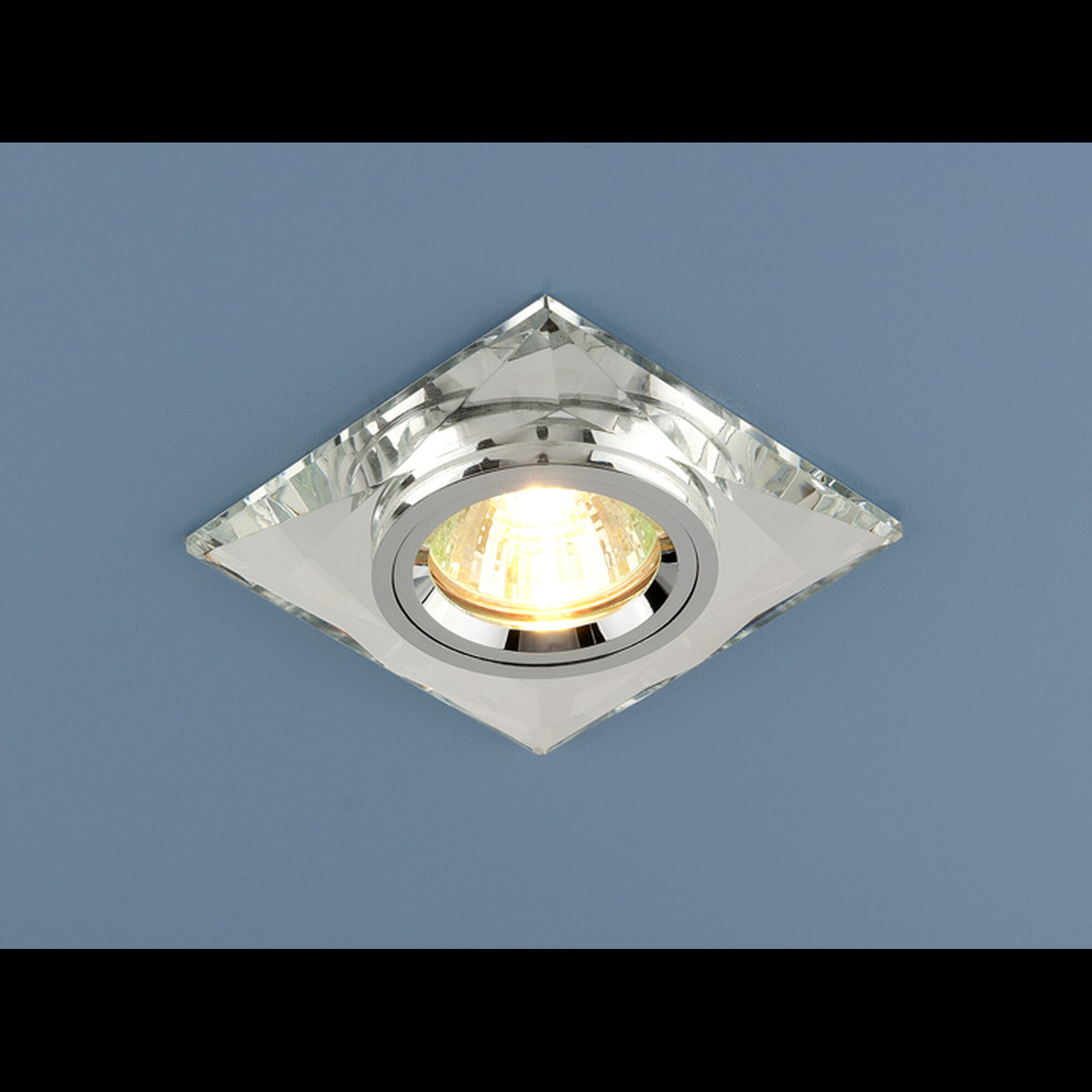 Светильник встраиваемый квадарт 8470 MR16 зеркальный/серебро Elektrostandard (распродажа)