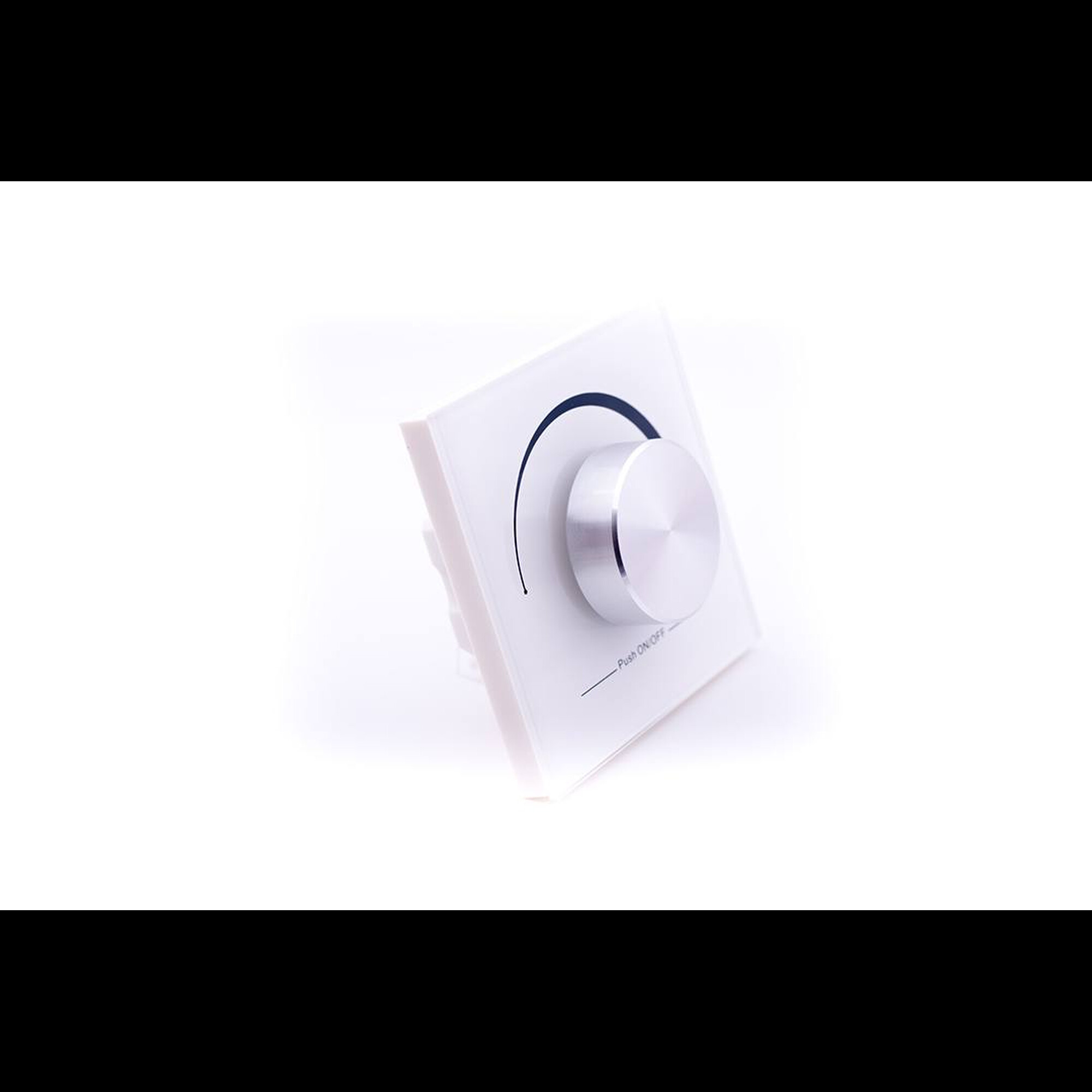 Панель радио W-DIM (W) встраиваемая в стену с валкодером на 1 зону, белая SWG